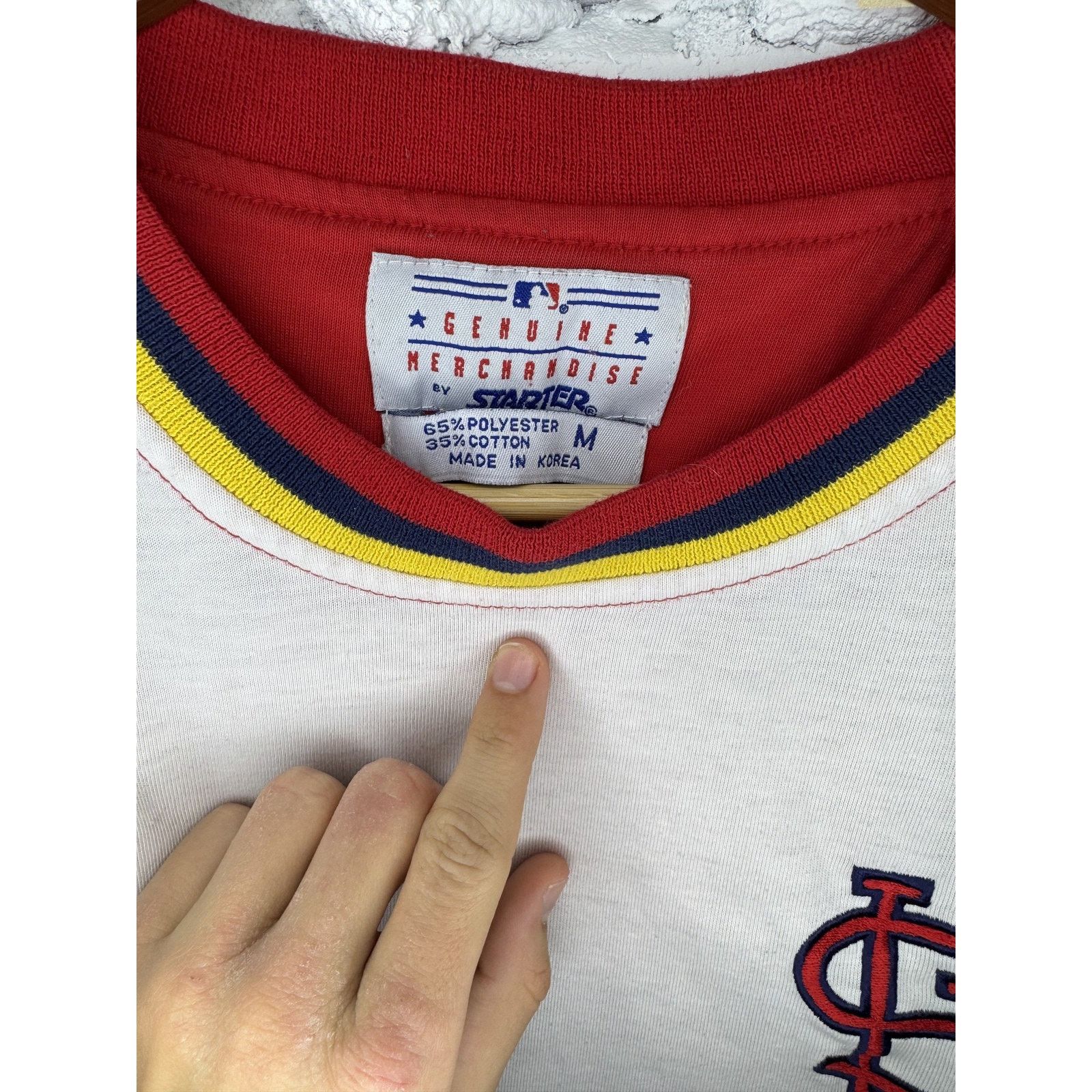 Starter Vintage St Louis Cardinals Shirt Mens Red MLB Baseball 90s Size US M / EU 48-50 / 2 - 2 Thumbnail