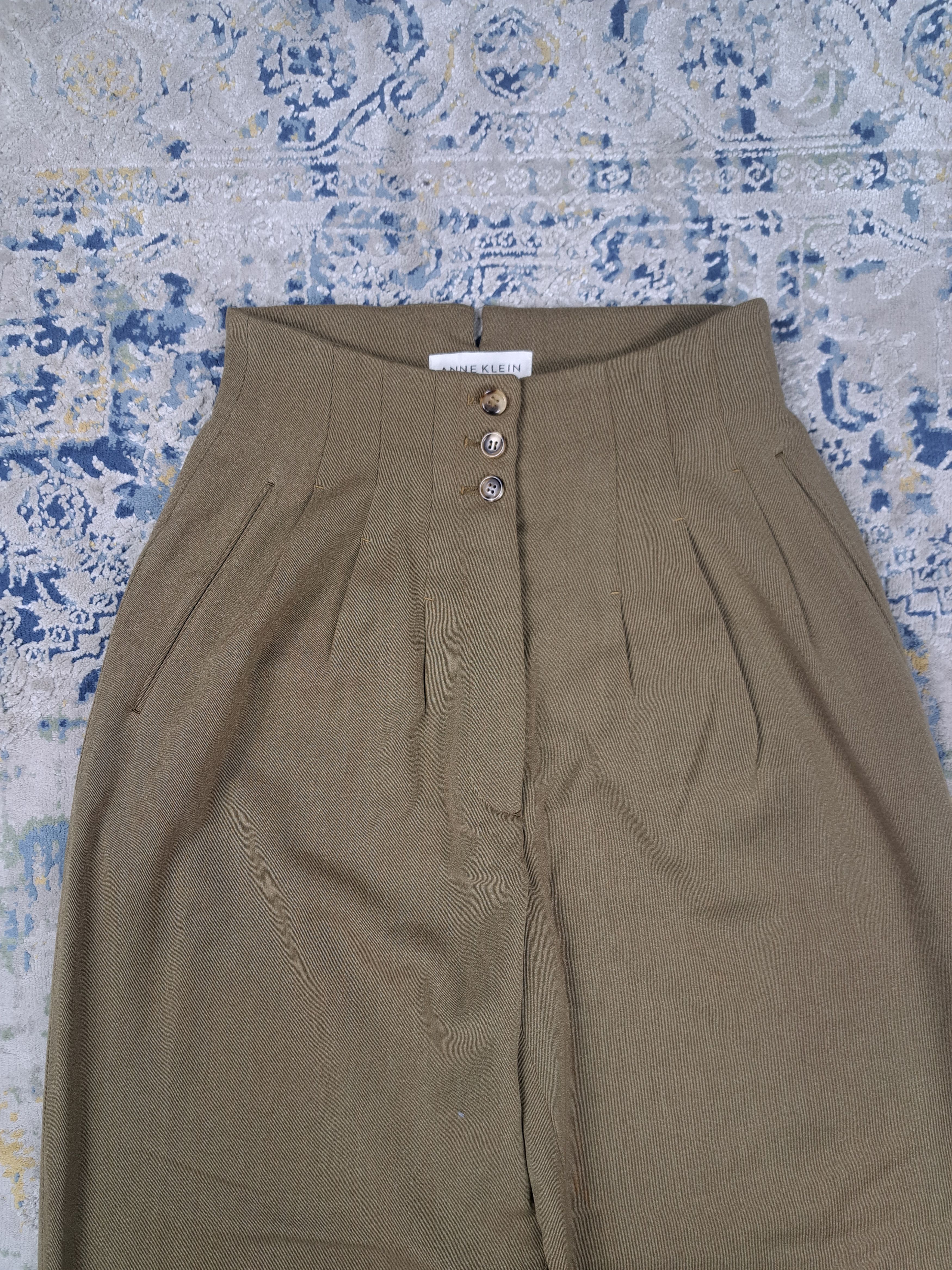 Anne Klein Anne Klein U.S. Made Wide Leg Luxury Pants Old Money Size 26" / US 2 / IT 38 - 2 Thumbnail