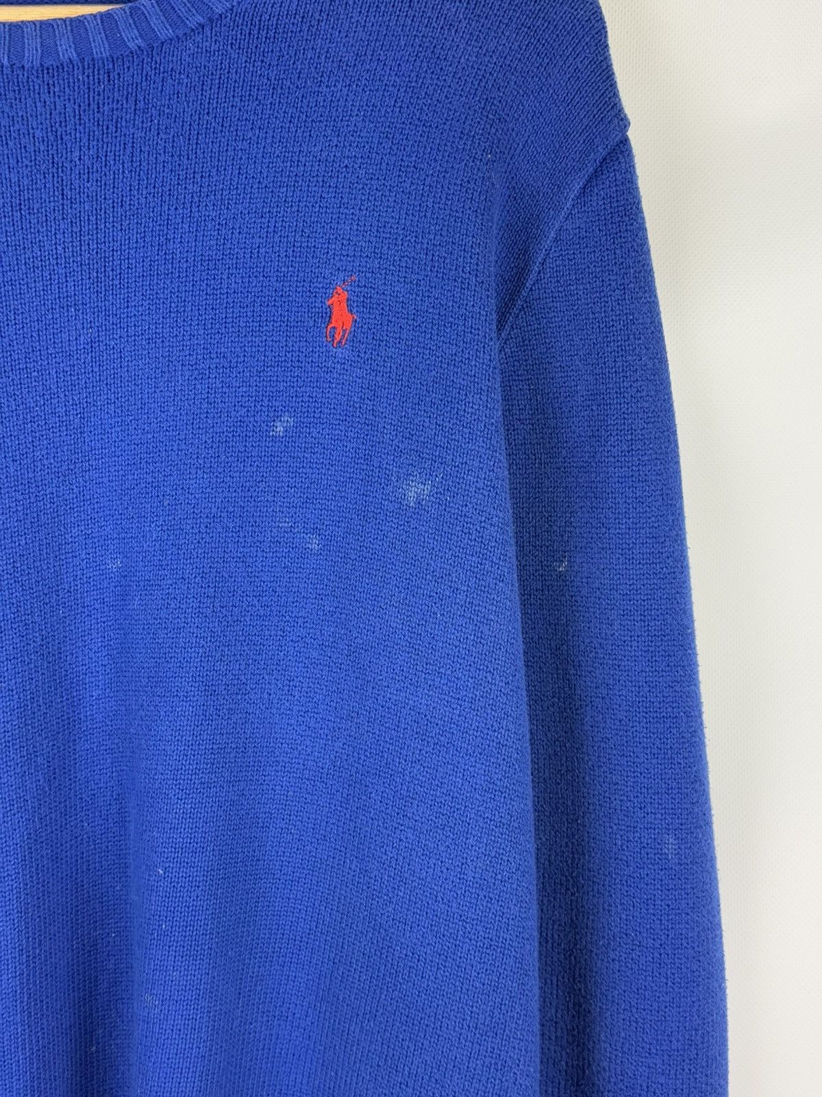Polo Ralph Lauren Polo Ralph Lauren Knitted Cotton Crew Neck Sweater Pullover Size US L / EU 52-54 / 3 - 6 Thumbnail