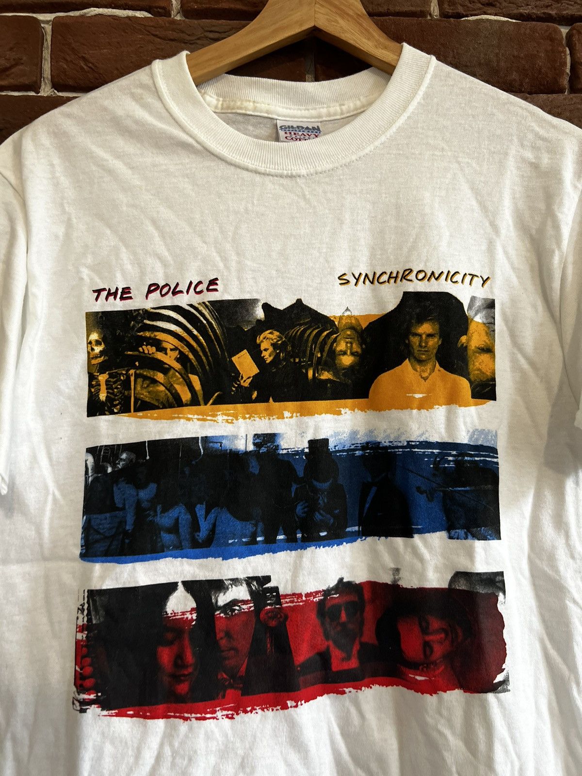 Band Tees Vintage 00s The Police Synchronicity Band S White T shirt Size US S / EU 44-46 / 1 - 3 Thumbnail