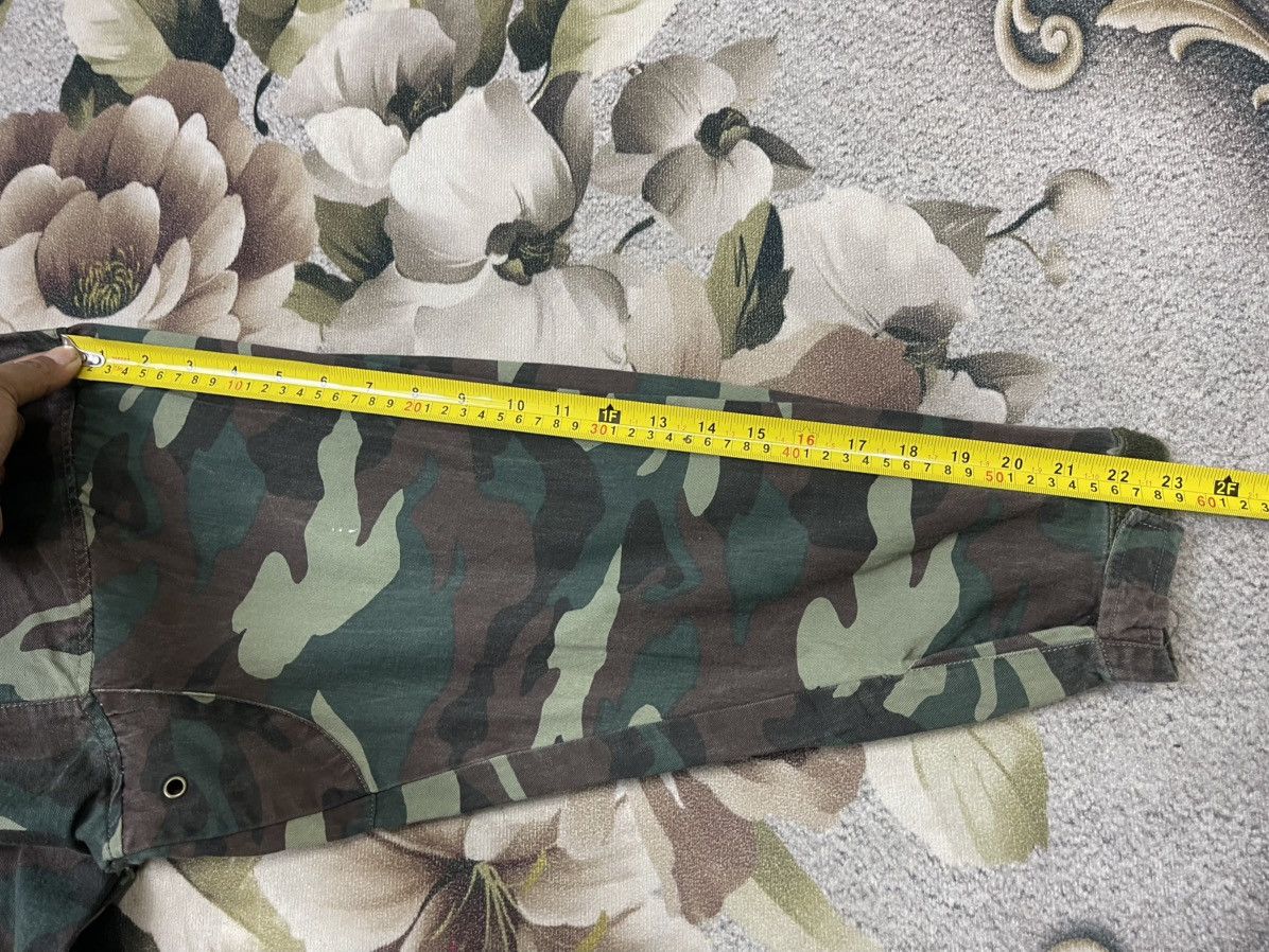 Japanese Brand Vintage Half Zipper Hoodie Army Jacket Camouflage Size US L / EU 52-54 / 3 - 5 Thumbnail
