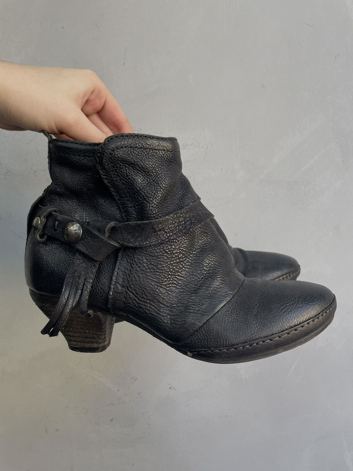 Trippen Rare A.S. 98 Leather gothic boots avant garde vibe 90s Size US 7 / IT 37 - 1 Thumbnail
