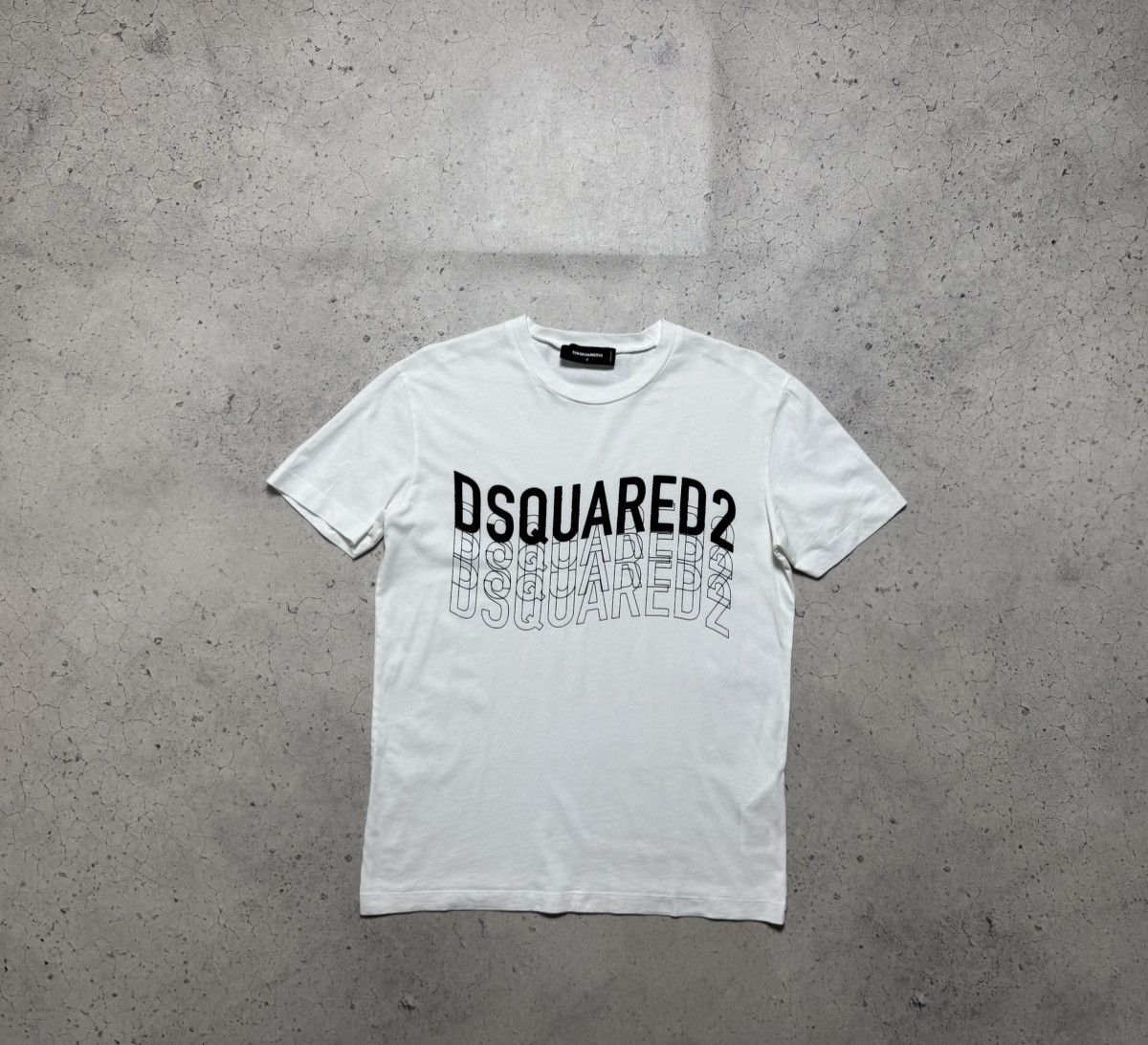 Dsquared2 Dsquared 2 White Big Logo T-Shirt Size S Size US S / EU 44-46 / 1 - 2 Thumbnail
