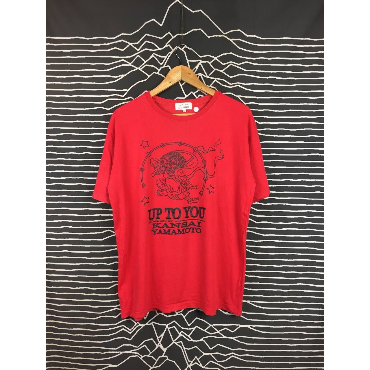Japanese Brand Vtg Kansai Yamamoto Up To You Raijin Thunder God Graphic Tee Size US L / EU 52-54 / 3 - 2 Thumbnail