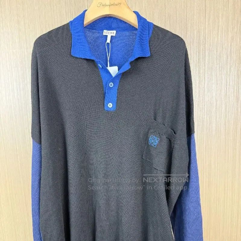Loewe Loewe Color Block Wool Cardigan for Women . Size L / US 10 / IT 46 - 1 Thumbnail