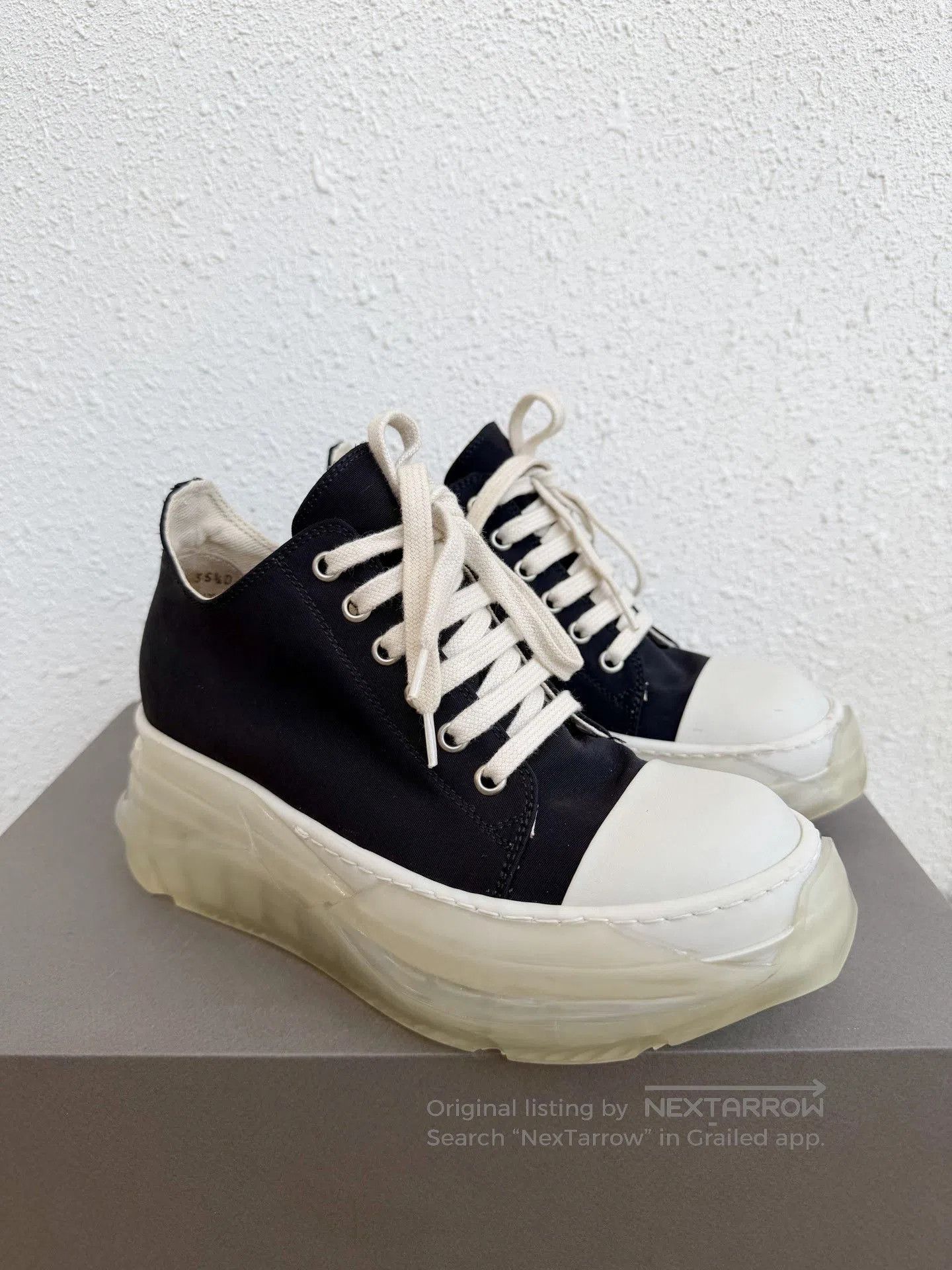 Rick Owens Drkshdw Rick Owens DRKSHDW Thick Sole Sneakers. Size US 4.5 / IT 34.5 - 1 Thumbnail