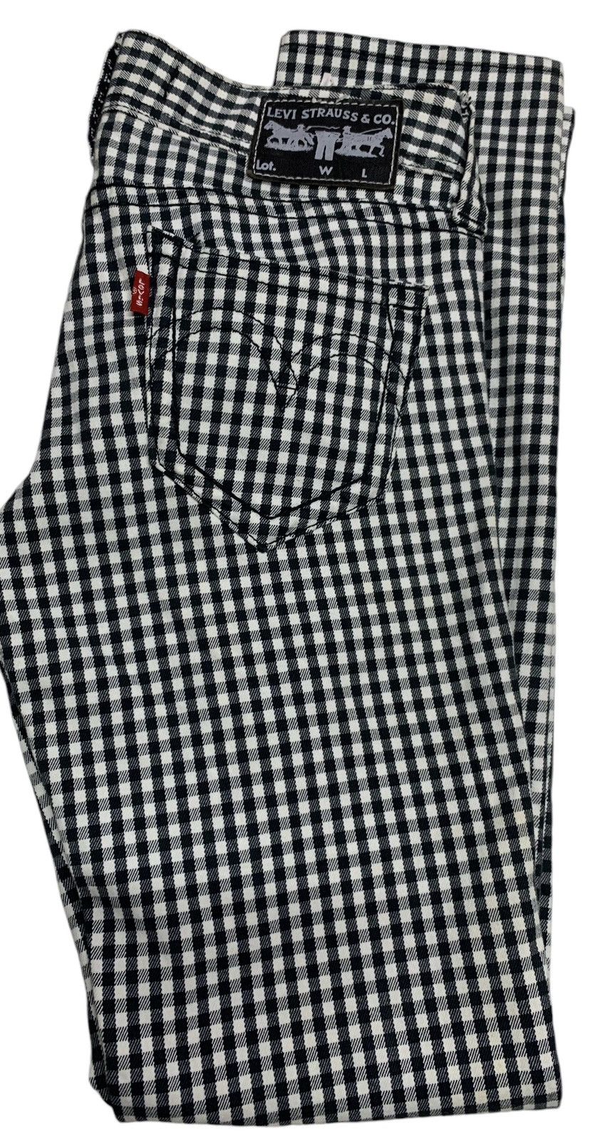 Levi's Levis Checked pattern lady jeans Size 32" / US 10 / IT 46 - 15 Thumbnail