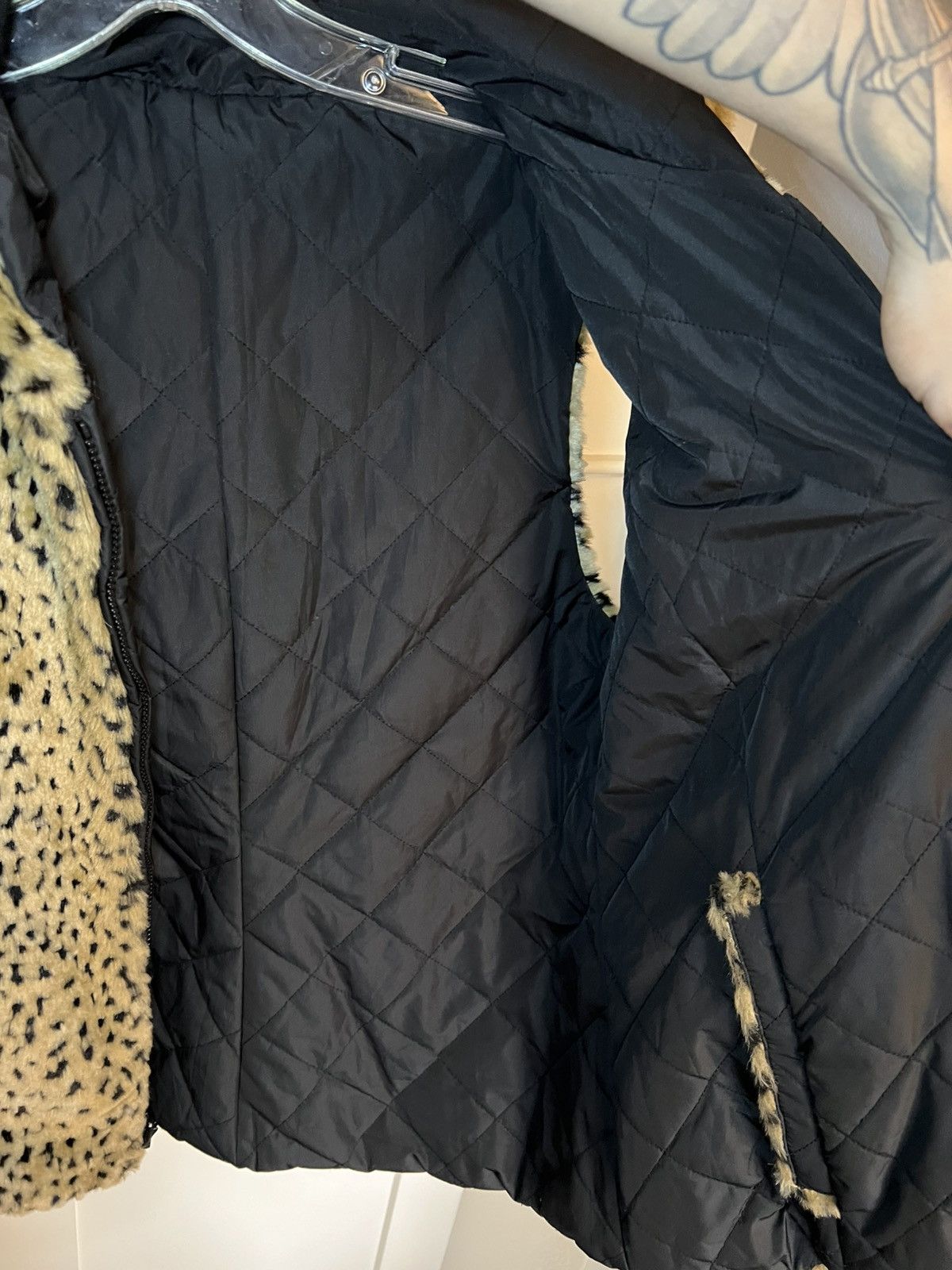 Vintage Kristen Blake reversible faux fur leopard hooded vest Size US M / EU 48-50 / 2 - 5 Thumbnail
