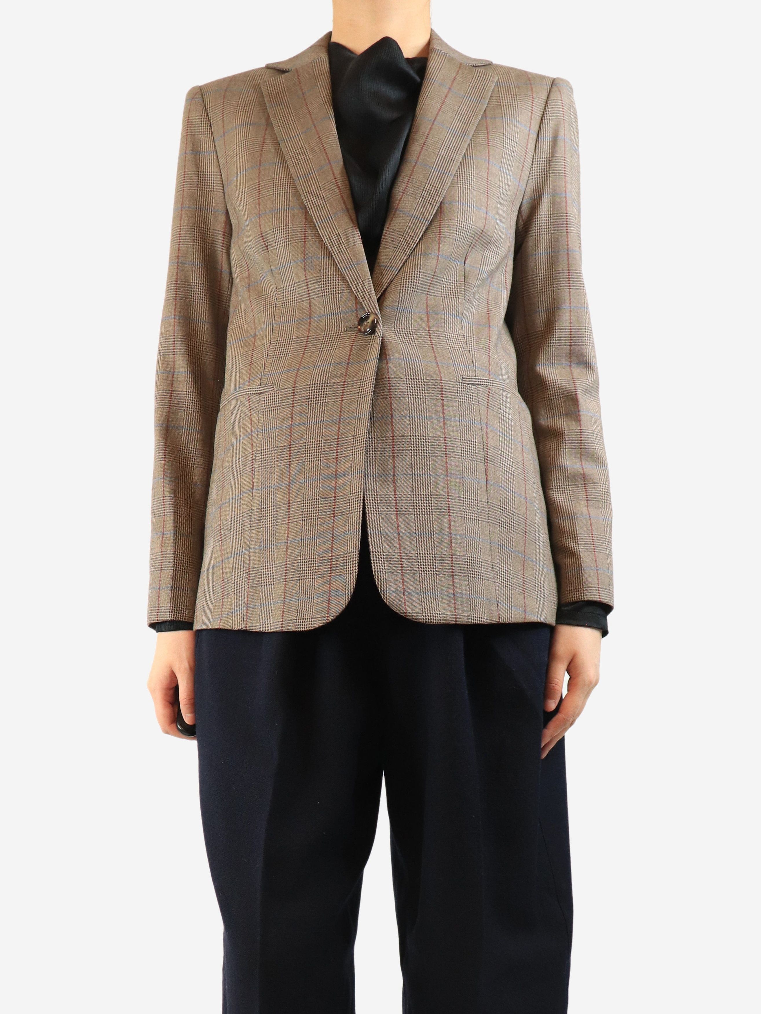 Frame Brown check blazer - S Size S / US 4 / IT 40 - 1 Thumbnail
