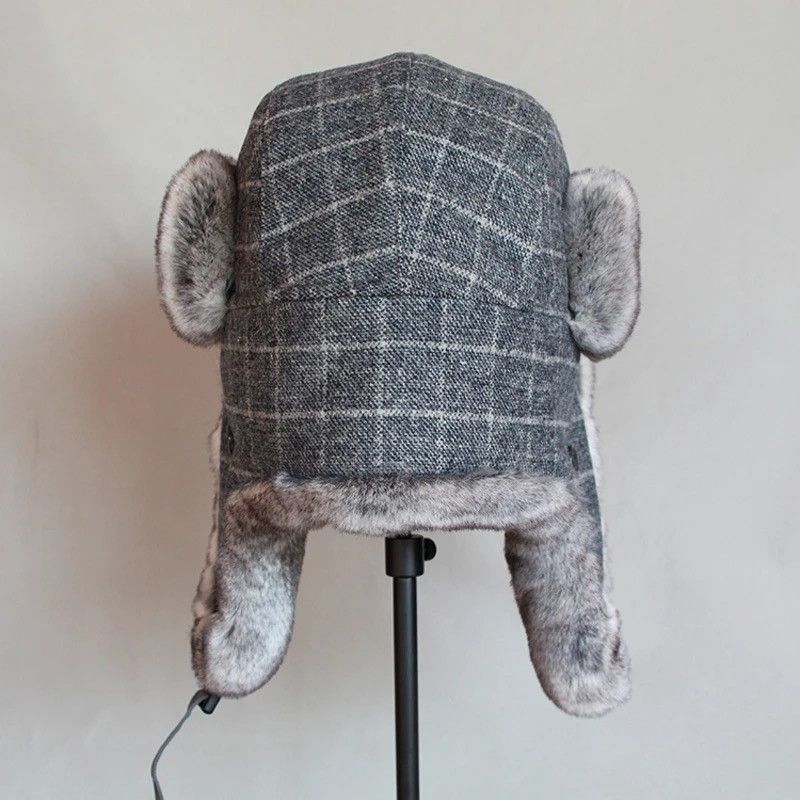 Japanese Brand × Vintage Men Russian Bomber Hat Winter Ushanka Trapper Hat Size ONE SIZE - 2 Thumbnail