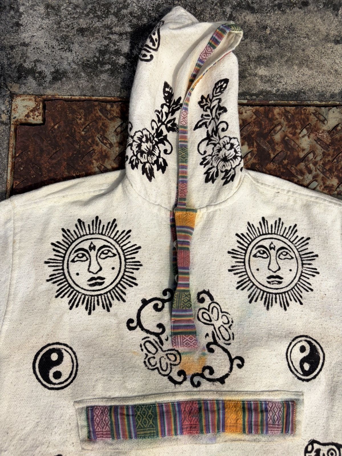 Kapital Nepalese Vintage Handmade Hoodie Jacket Size US XL / EU 56 / 4 - 11 Thumbnail