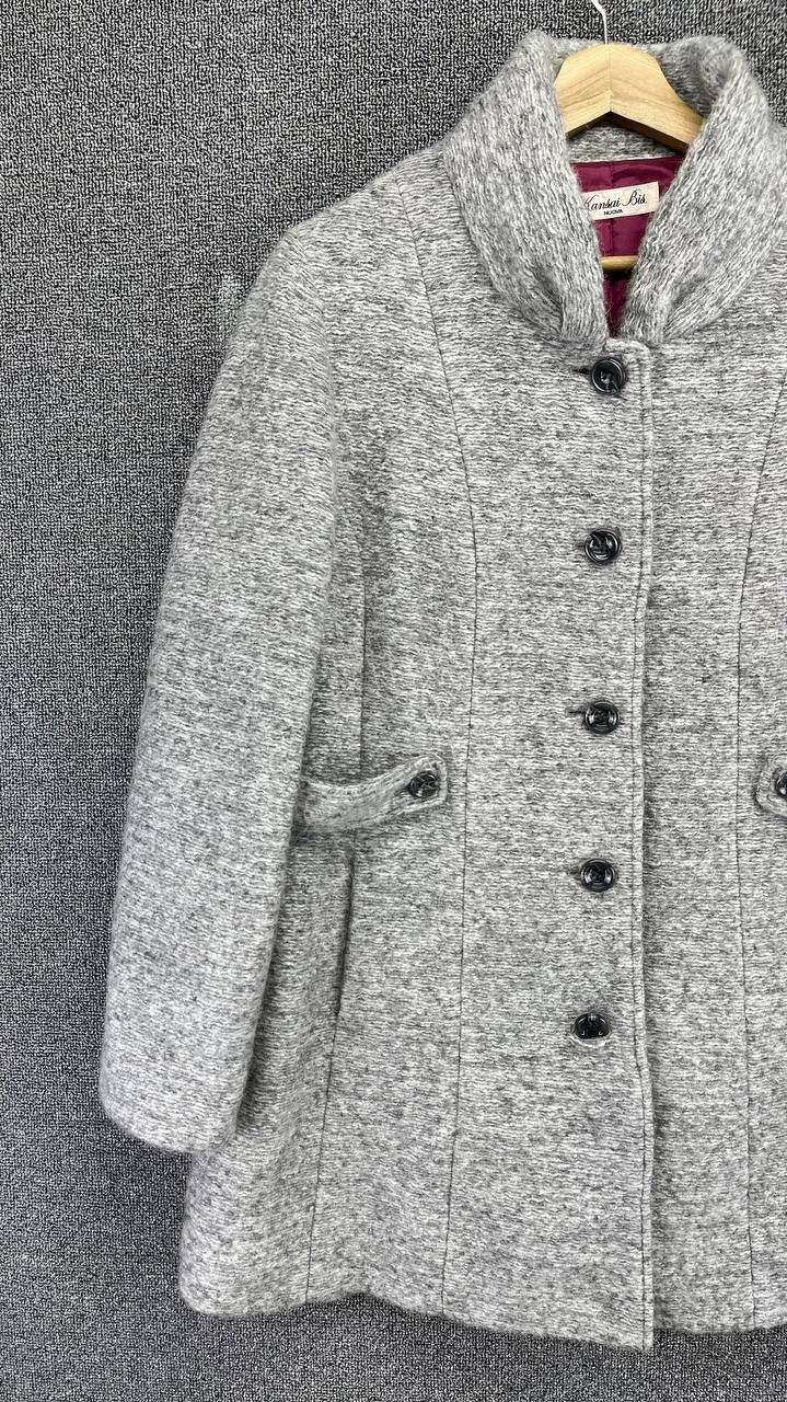 Kansai Yamamoto Vintage Kansai Yamamoto Button Up Wool Long Jacket Size M / US 6-8 / IT 42-44 - 3 Thumbnail