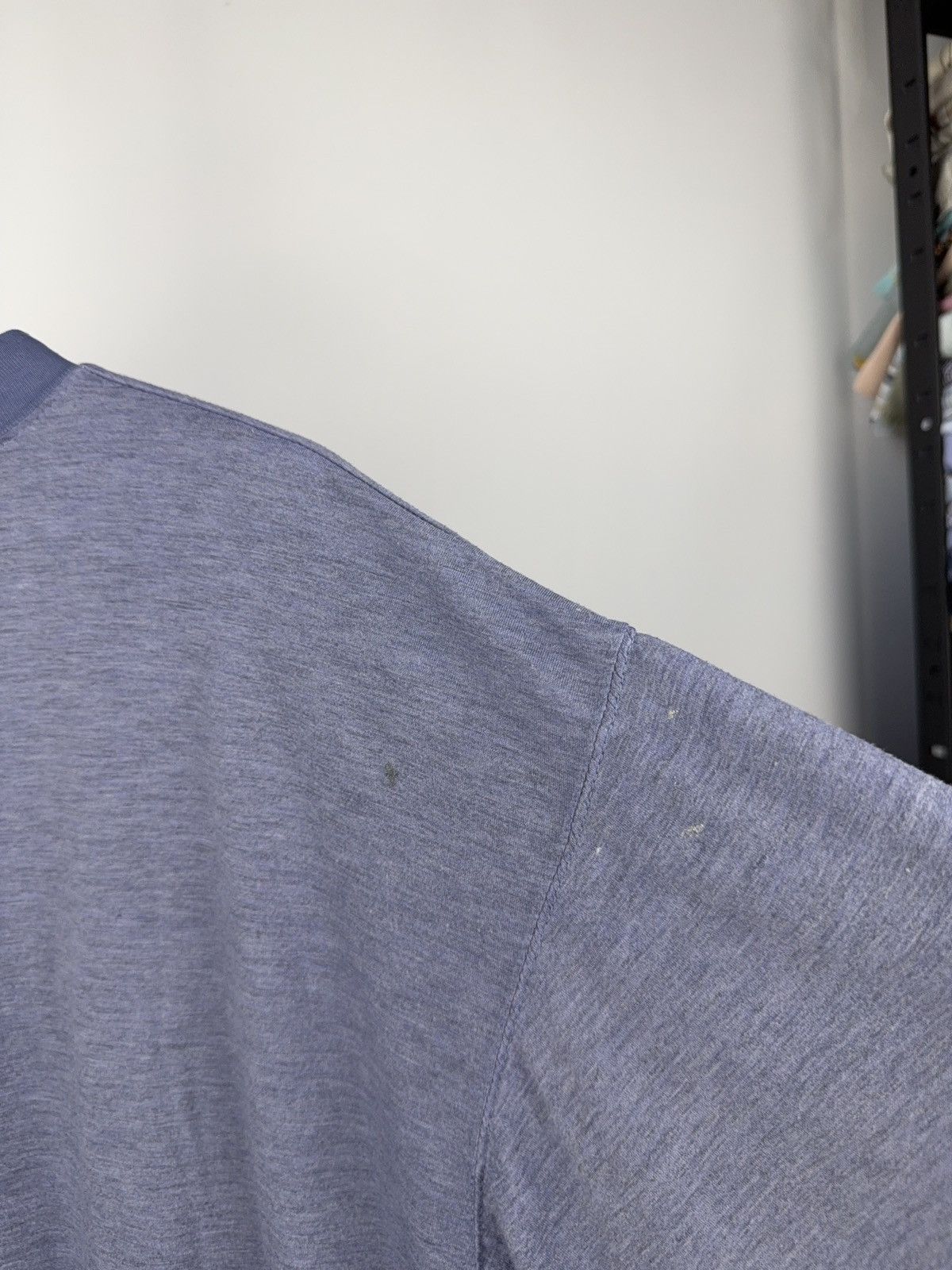 Designer × Japanese Brand × Vintage Distressed USED CO BLUE Japan Tee Embroidery Faded Purple L Size US L / EU 52-54 / 3 - 9 Thumbnail
