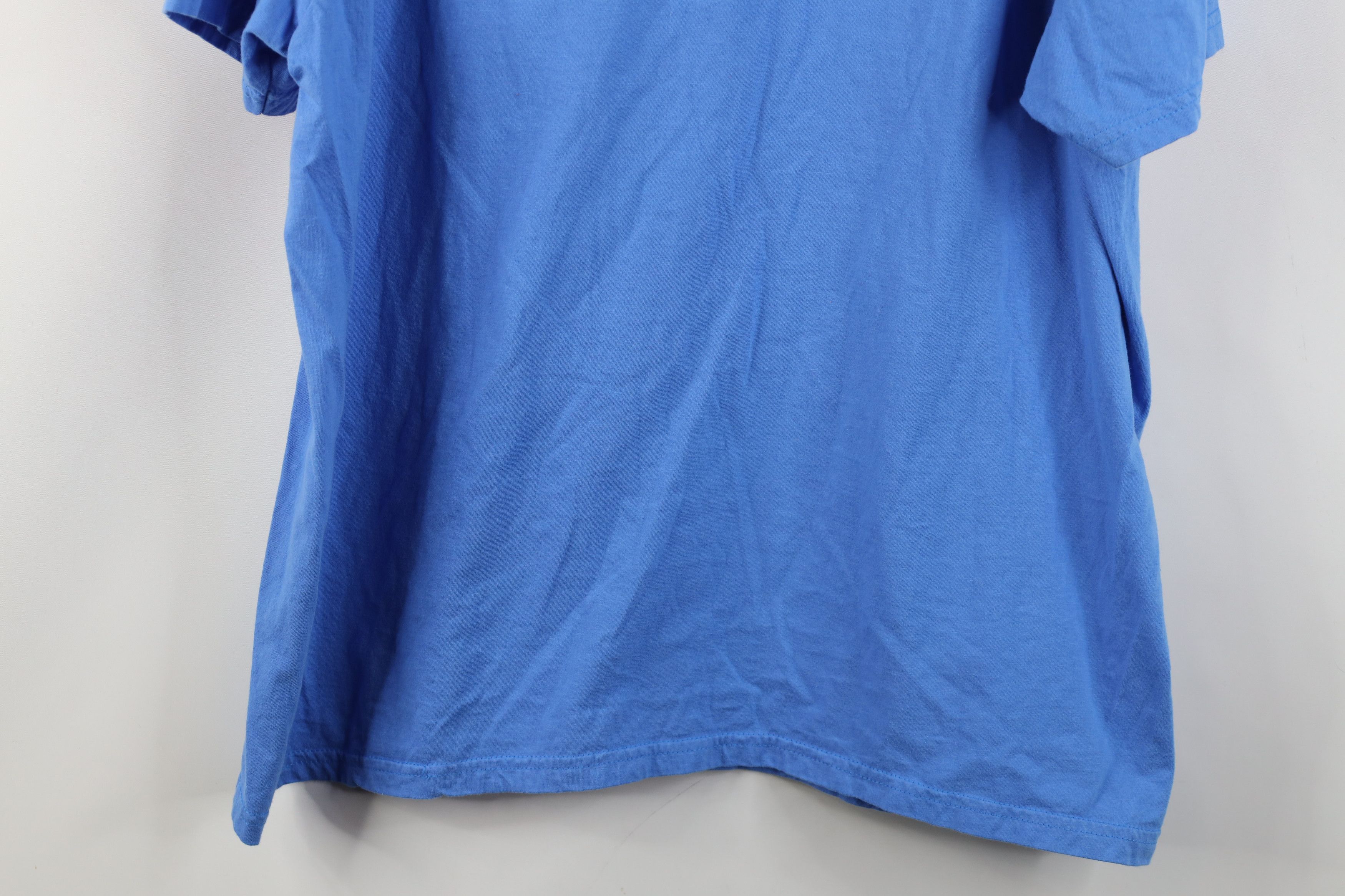 Vintage Vintage Y2K Retro Logo Detroit Lions Football T-Shirt Blue Size US XL / EU 56 / 4 - 11 Thumbnail