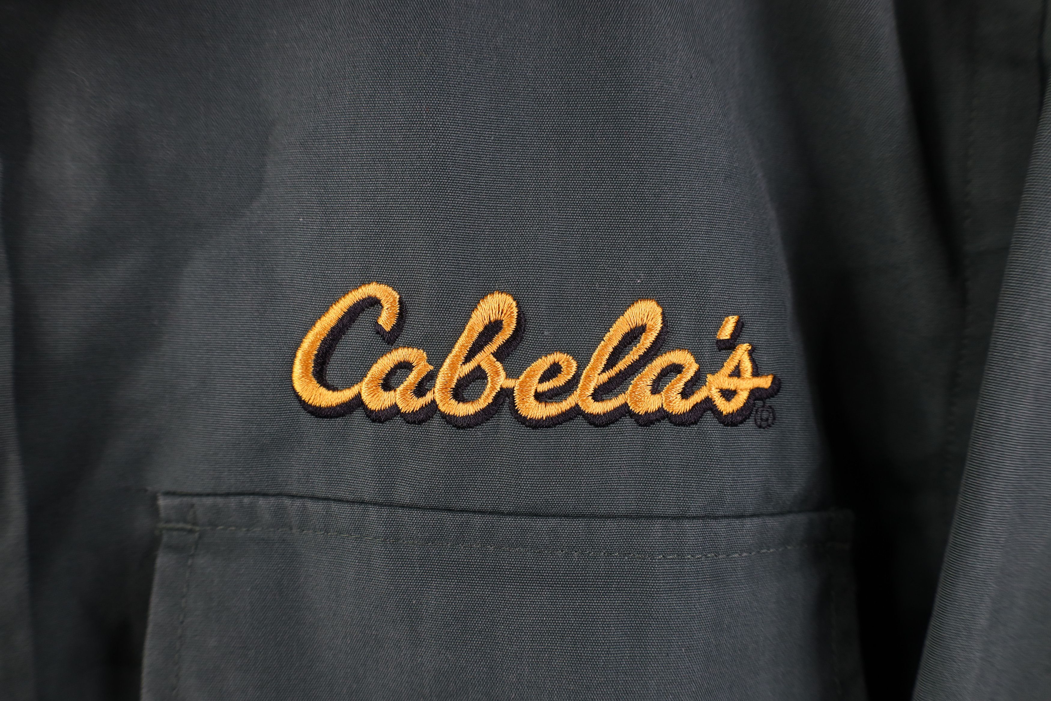 Cabelas Vintage 90s Cabelas Bush Safari Collared Button Shirt Green Size XL / US 12-14 / IT 48-50 - 4 Thumbnail