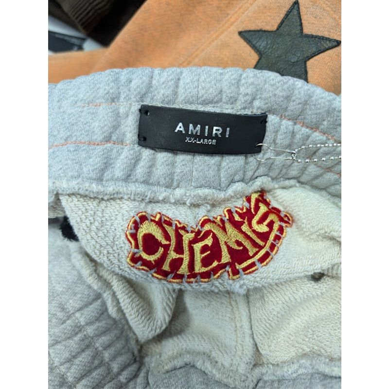 Amiri o1rshd1 Chemist Star Sweatpants in Orange / Black Size US 38 / EU 54 - 13 Thumbnail
