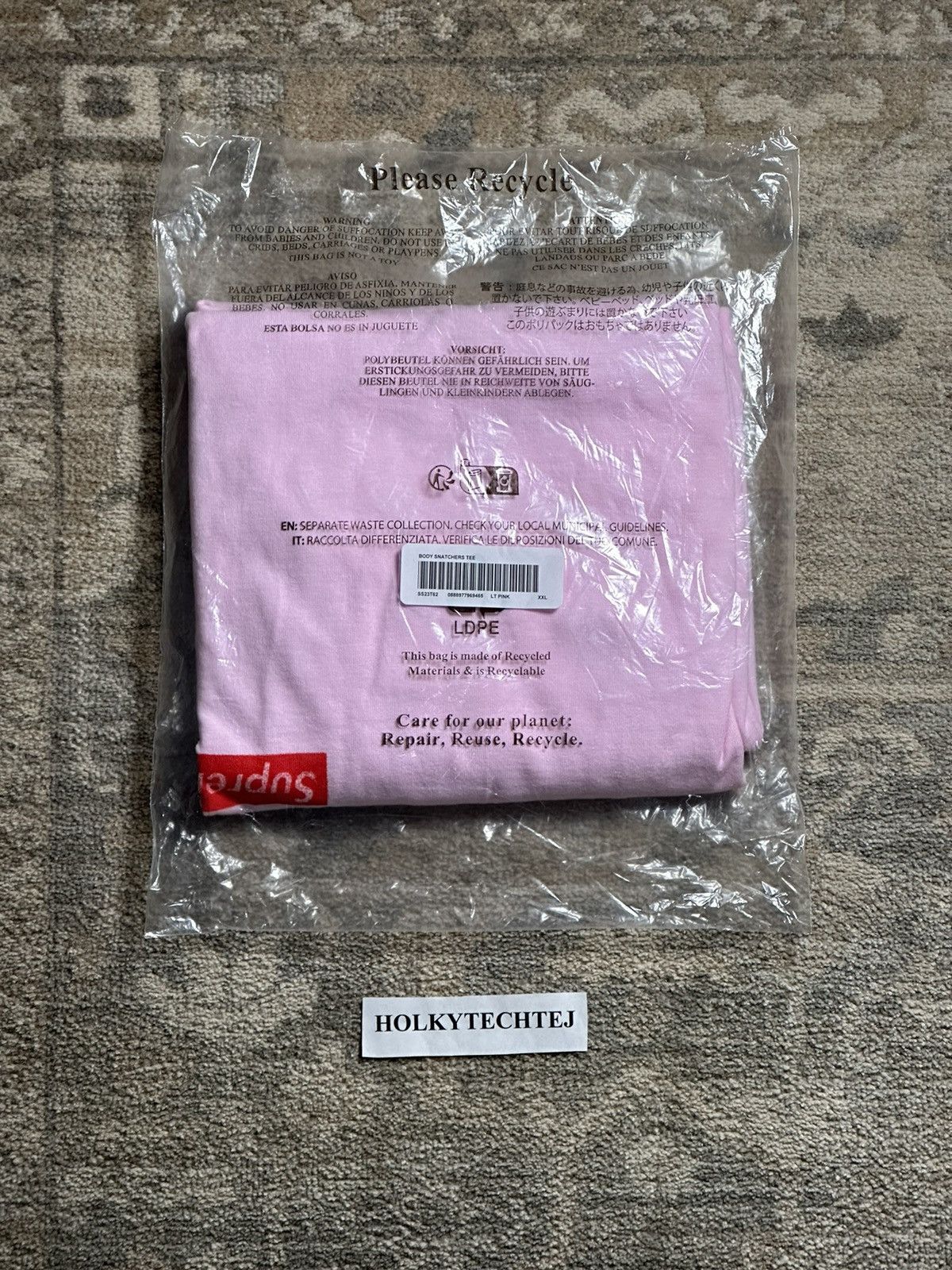 Supreme Supreme Body Snatchers Tee - Light Pink - XXL - SS23 Size US XXL / EU 58 / 5 - 3 Thumbnail