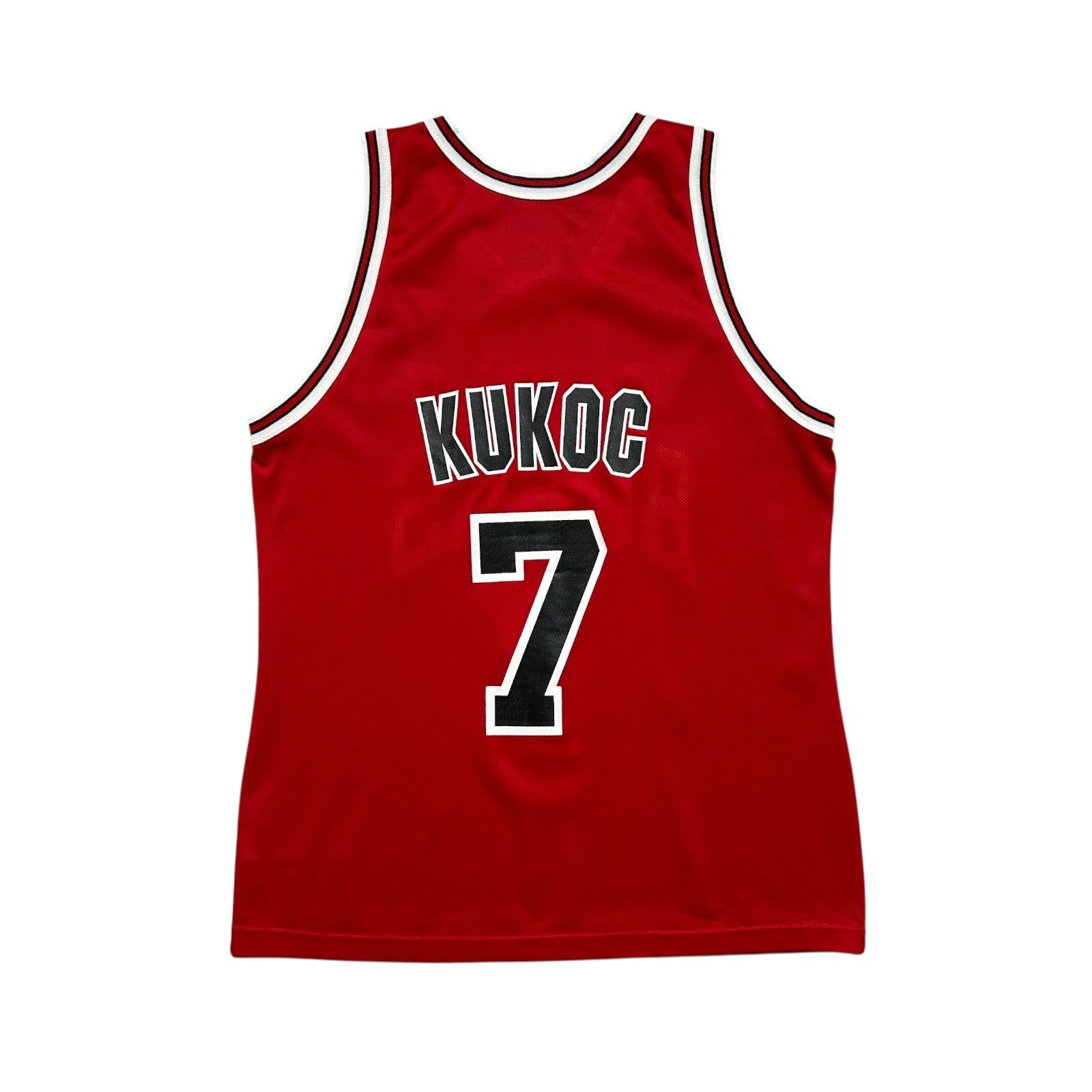 NBA VTG 90s NBA CHICAGO BULLS TONY KUKOC #7 CHAMPION JERSEY Size US L / EU 52-54 / 3 - 1 Thumbnail