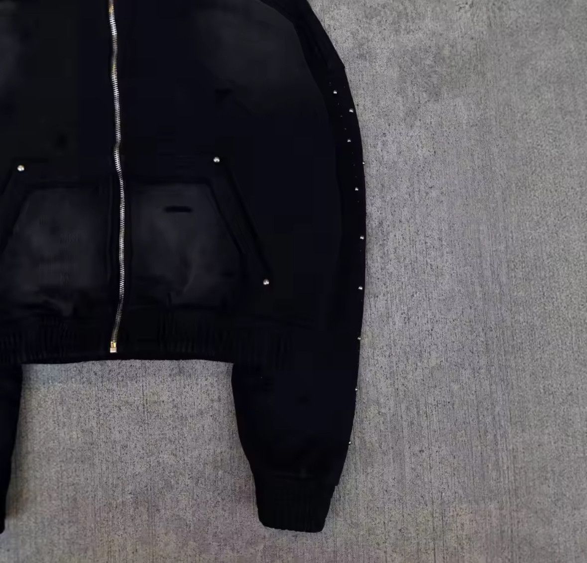 Other Fashion Punk Goth Grunge Dark Cross Rhinestone Hoodies Size US M / EU 48-50 / 2 - 4 Thumbnail