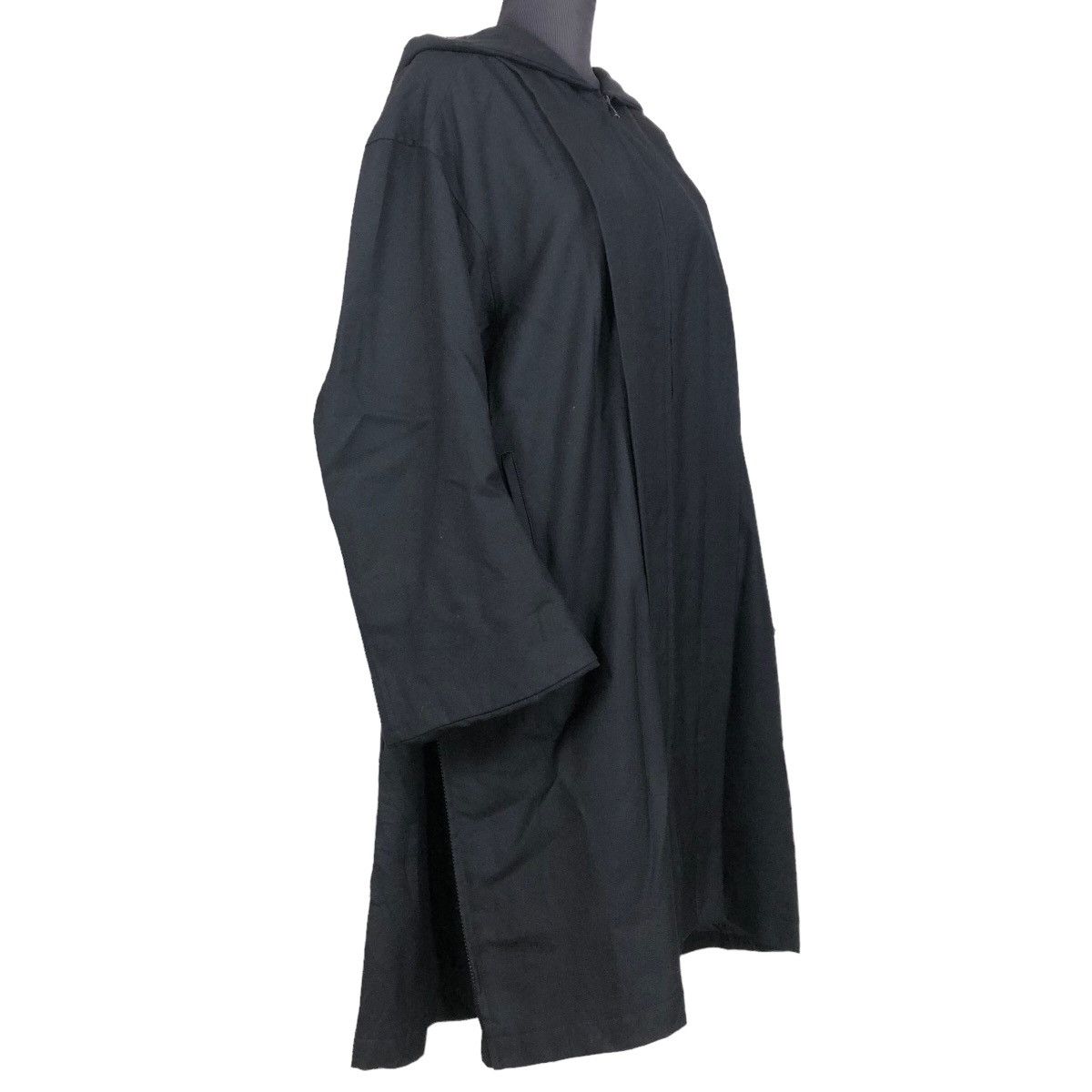 Yohji Yamamoto Vintage Yohji Yamamoto Femme 2005SS Hooded Wool Overcoat Size S / US 4 / IT 40 - 2 Thumbnail