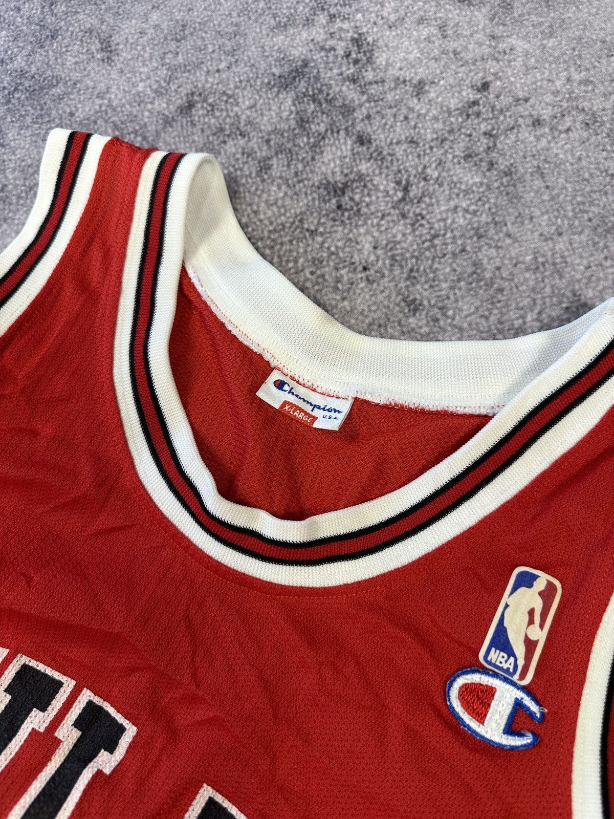 Champion Vintage NBA Champion Chicago Bulls 23 Jordan Jersey Rare XL Size US XL / EU 56 / 4 - 4 Thumbnail