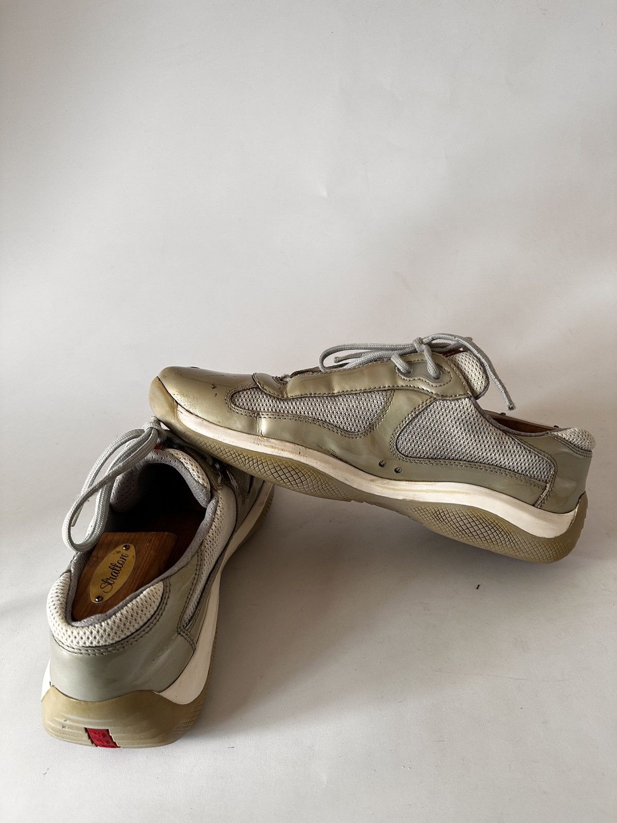 Prada Vintage Prada America’s Cup In Patent Leather And Fabric. Size US 8 / EU 41 - 7 Thumbnail