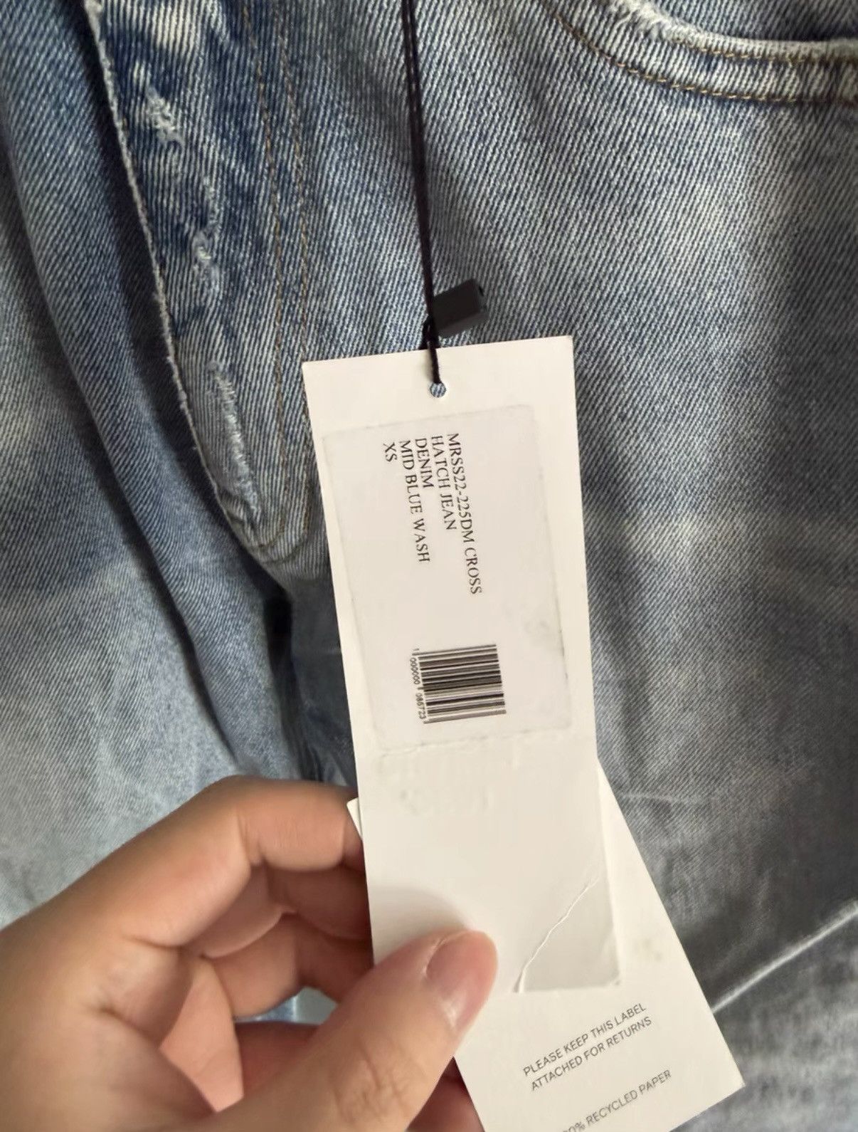 Martine Rose Martine Rose Side Cross Pattern Cut-Out Jeans Size US 30 / EU 46 - 3 Thumbnail