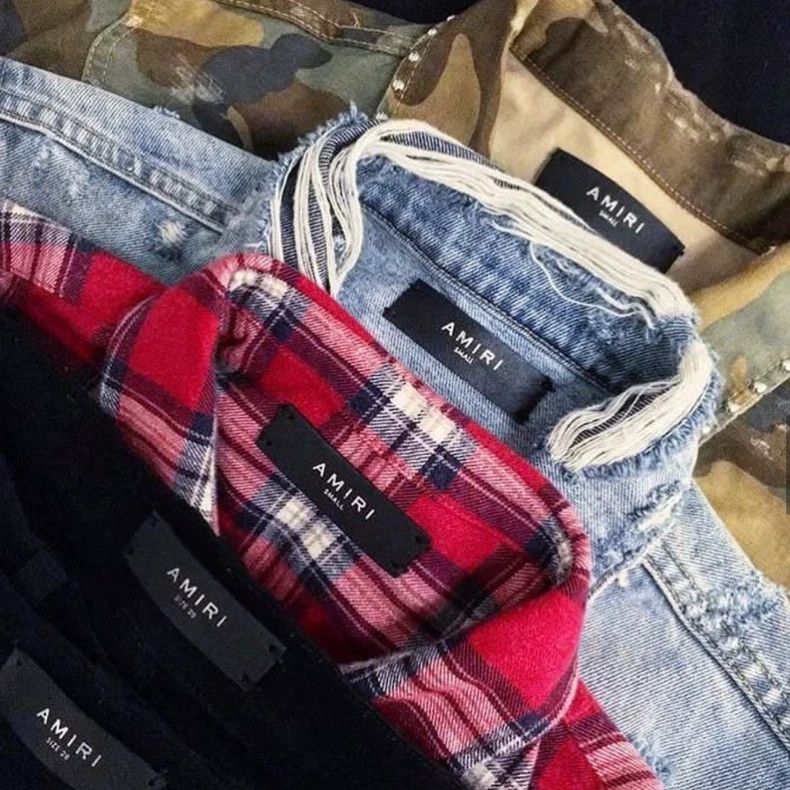 Amiri Amiri 16SS red plaid shirt 2501-Nextarrow Size US S / EU 44-46 / 1 - 5 Thumbnail