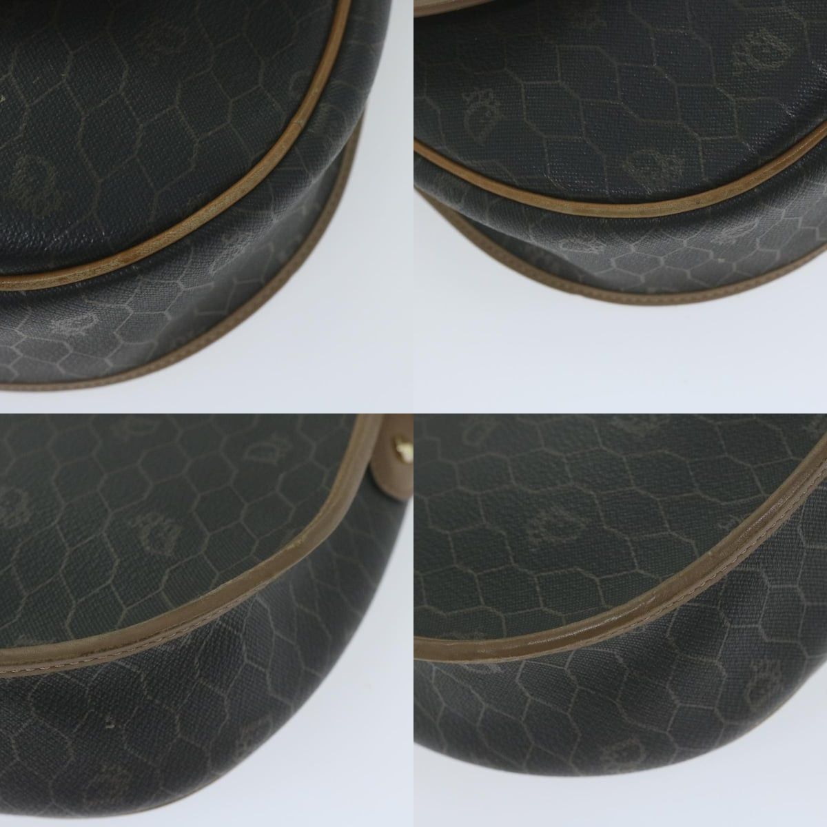 Dior DIOR Honeycomb Canvas Shoulder Bag Pvc Black Size ONE SIZE - 10 Thumbnail