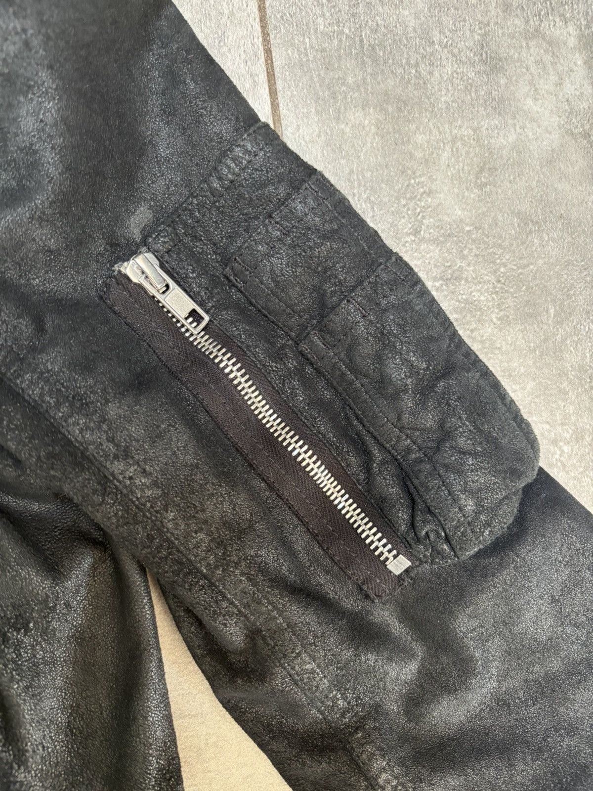 Rick Owens Rick Owens SS16 Blistered Lamb Leather Bomber Size US S / EU 44-46 / 1 - 4 Thumbnail