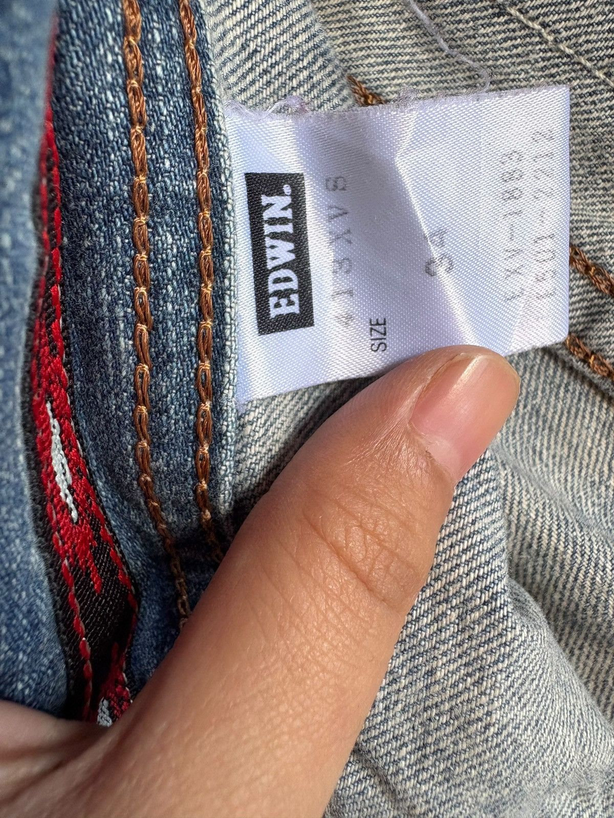 Edwin Exclusive Vintage Edwin Fatigue Baggy Bush Denim Pants Size US 34 / EU 50 - 10 Thumbnail