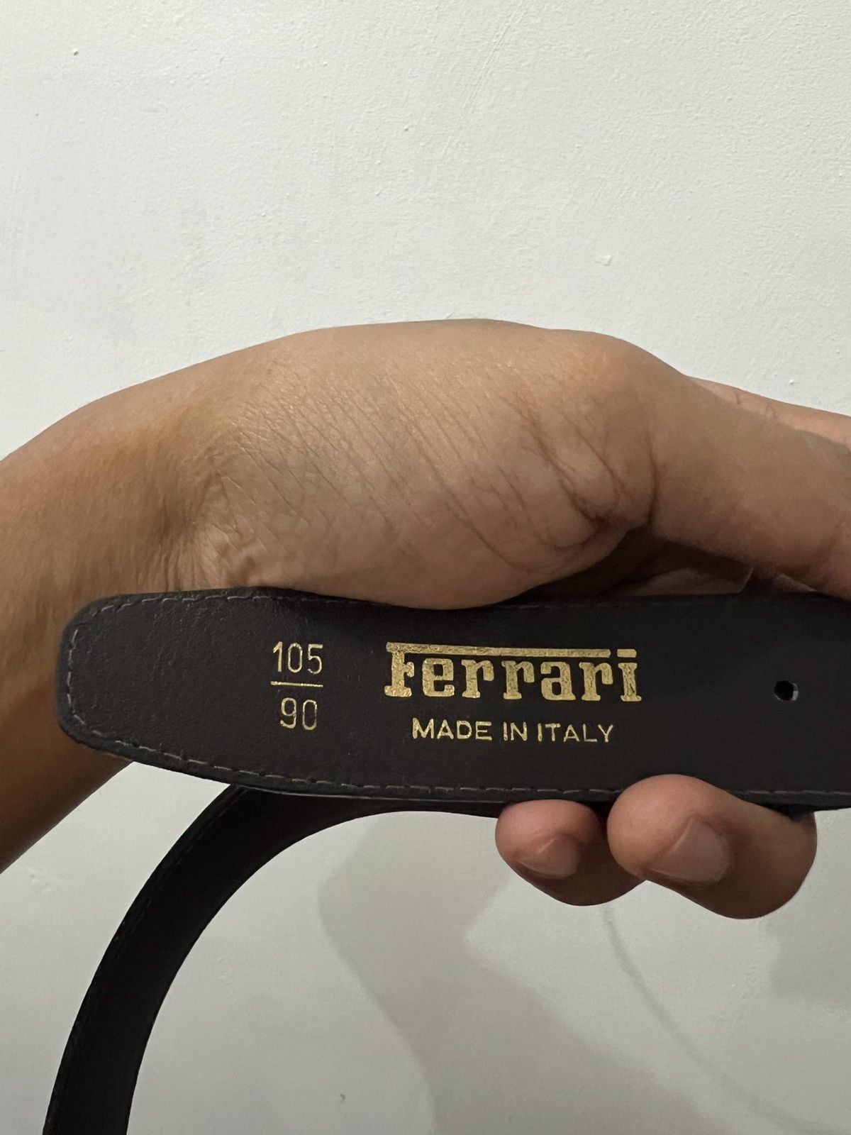 Ferrari Vintage Ferrari Leather Belt Size ONE SIZE - 17 Thumbnail