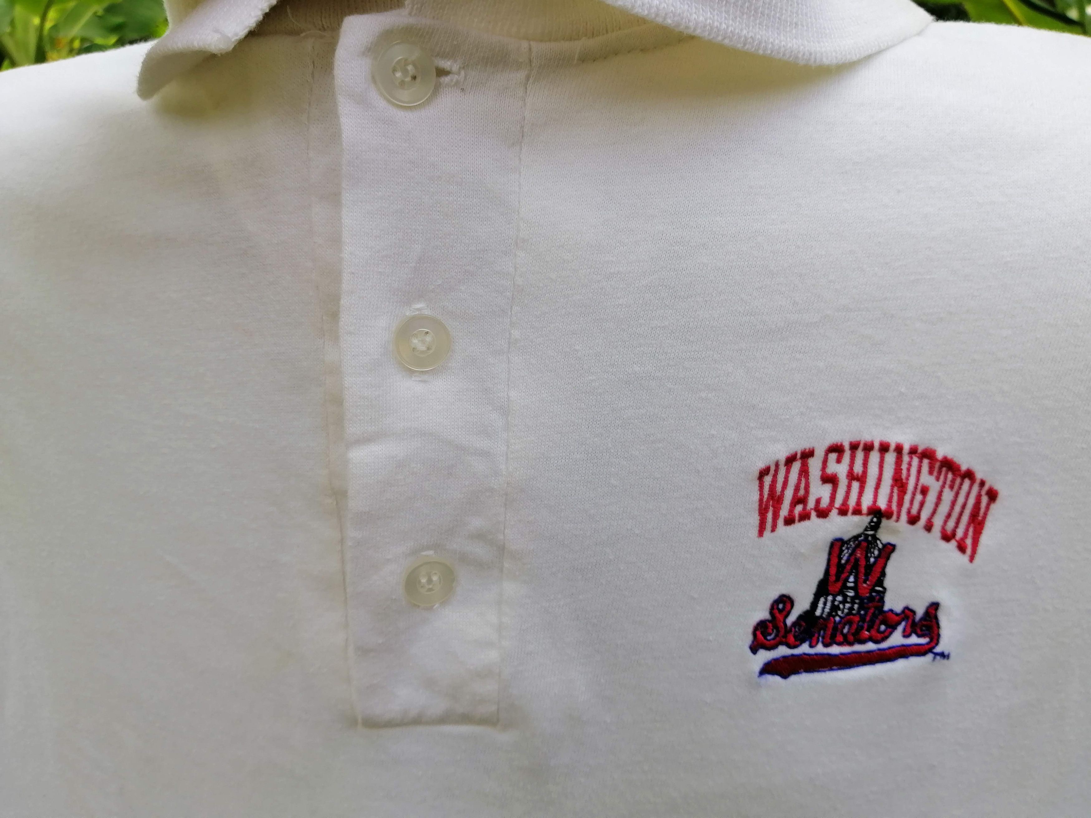 Other 80s vintage washington senators baseball collared t shirt Size US M / EU 48-50 / 2 - 6 Thumbnail