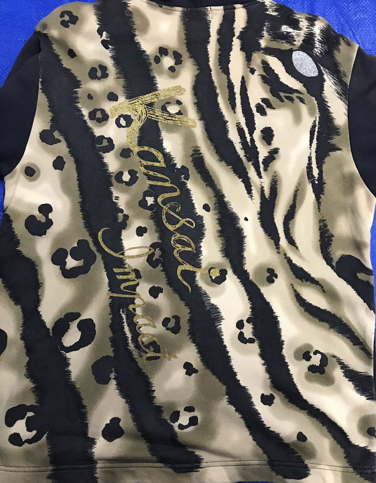 Japanese Brand × Kansai Yamamoto × Vintage Vintage Kansai Impact Tiger Pattern Jacket Hoodie Size US M / EU 48-50 / 2 - 5 Thumbnail