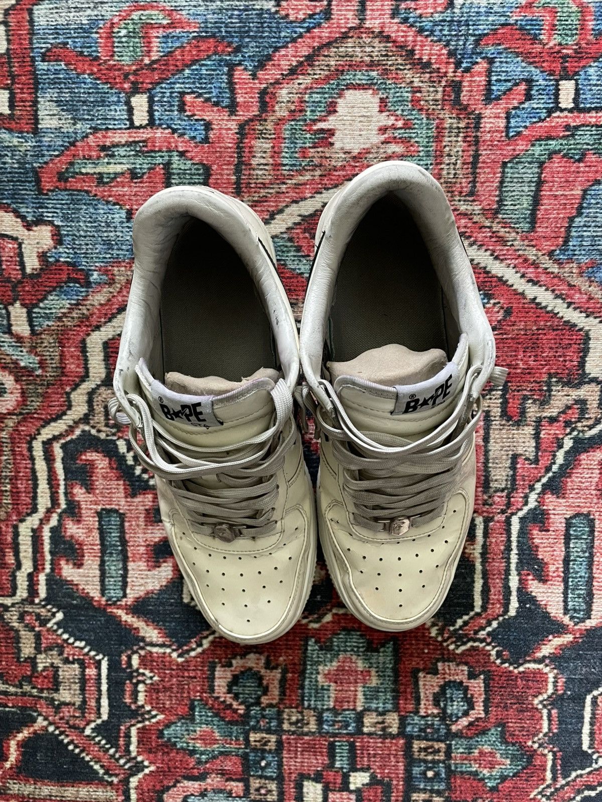 Bape Patent Leather Bapesta Size US 11 / EU 44 - 2 Thumbnail