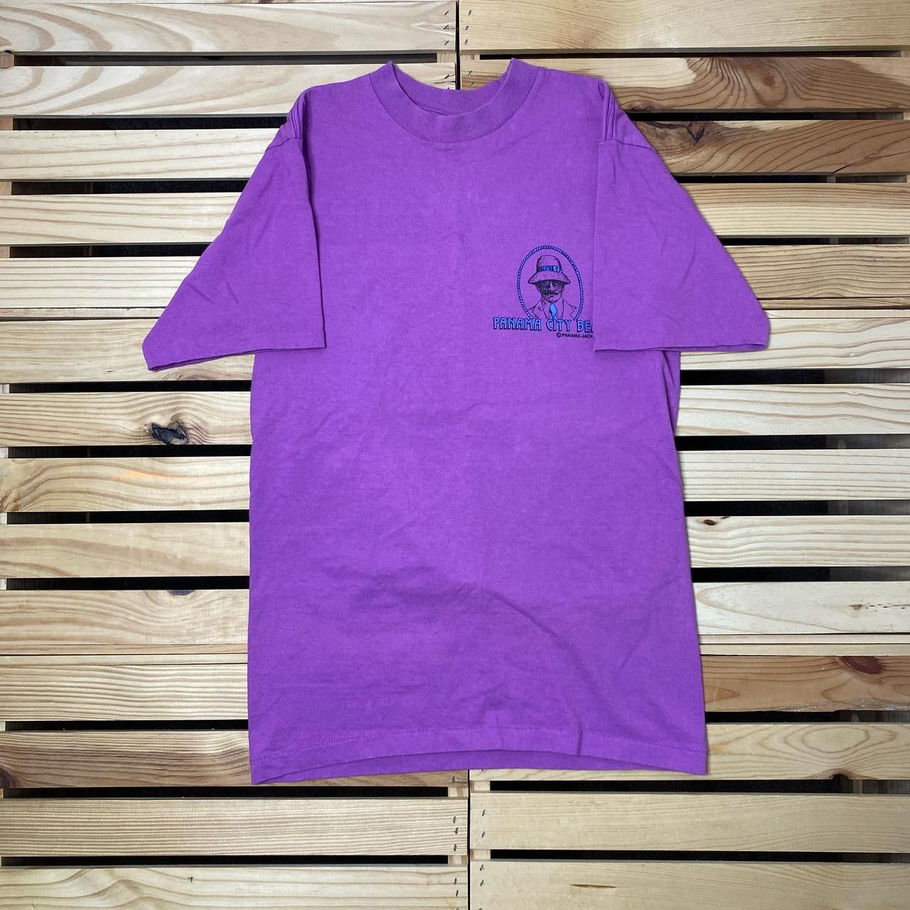 Panama Jack Vintage Panama Jack Purple Surf Tee Size Medium Size US M / EU 48-50 / 2 - 2 Thumbnail