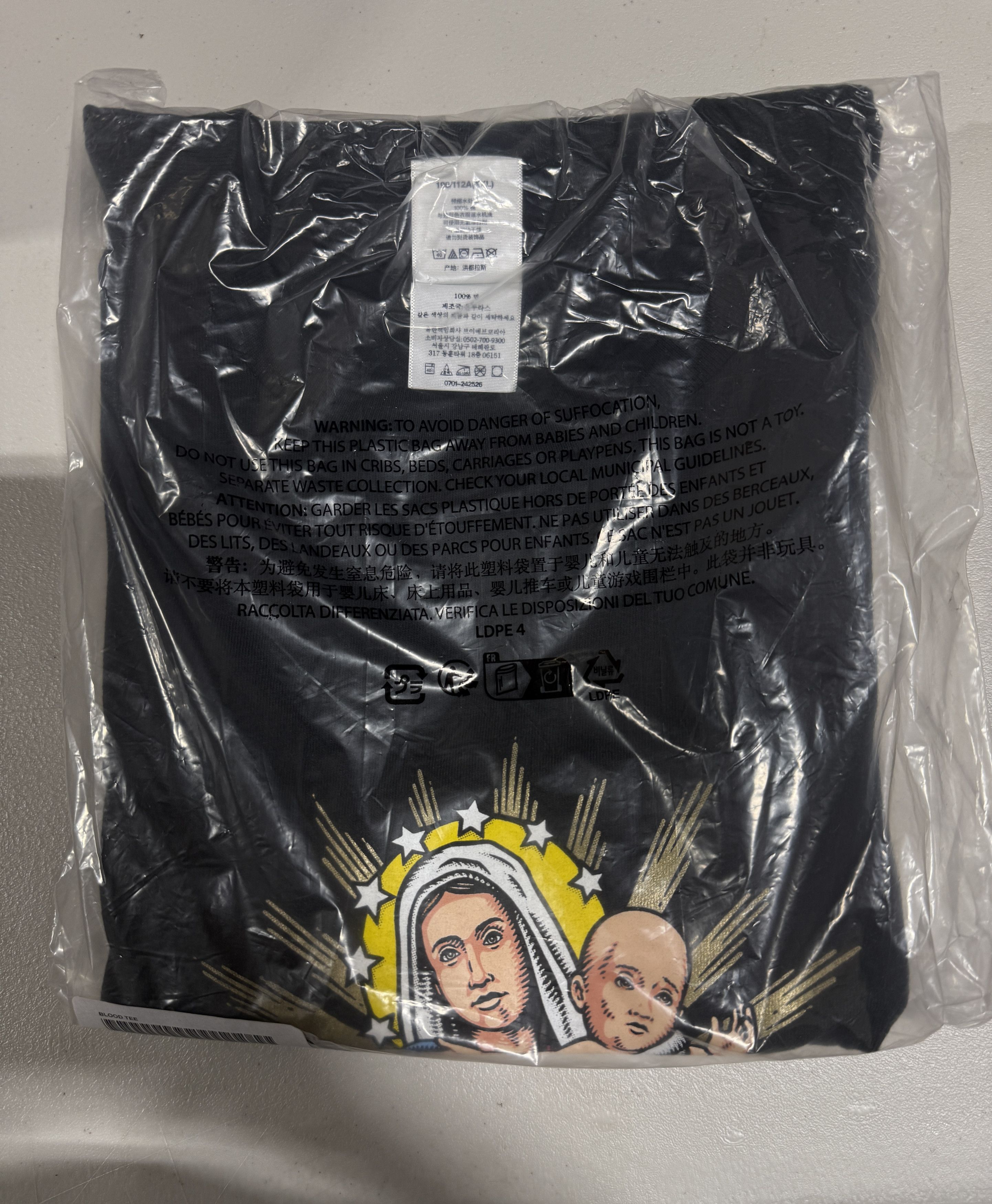 Supreme Supreme Blood Tee Black Size L Size US L / EU 52-54 / 3 - 2 Thumbnail