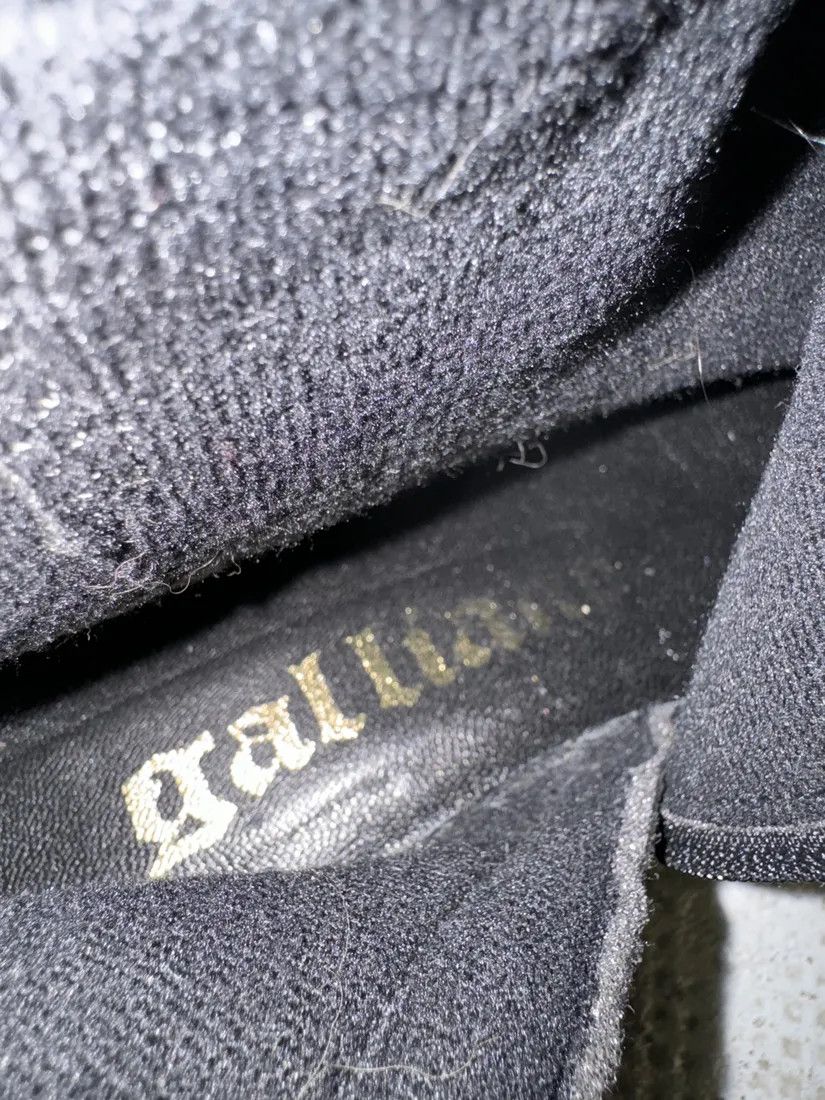 Designer × John Galliano × Vintage 2000s Galliano Black Buckle Leather Boots Size US 9 / IT 39 - 8 Thumbnail