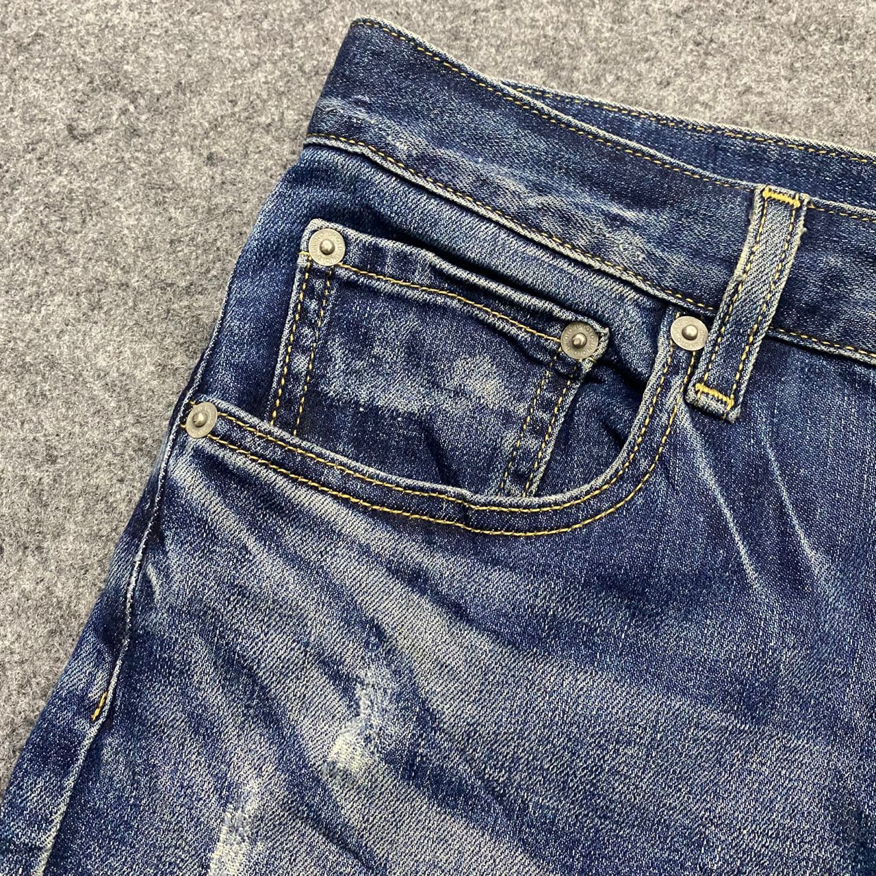 Uniqlo 💥Best Offer💥Vintage Uniqlo Jeans Distressed Denim Size US 32 / EU 48 - 9 Thumbnail