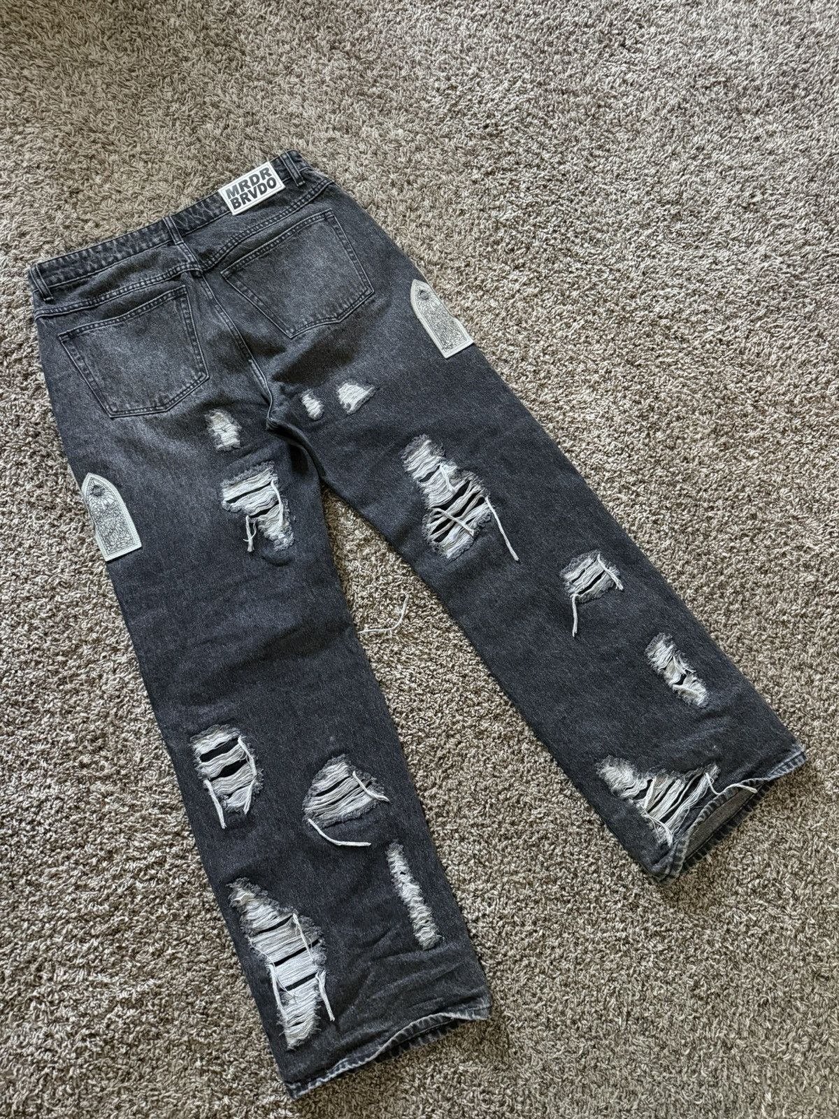 Who Decides War Who Decides War black washed jeans Size US 34 / EU 50 - 2 Thumbnail