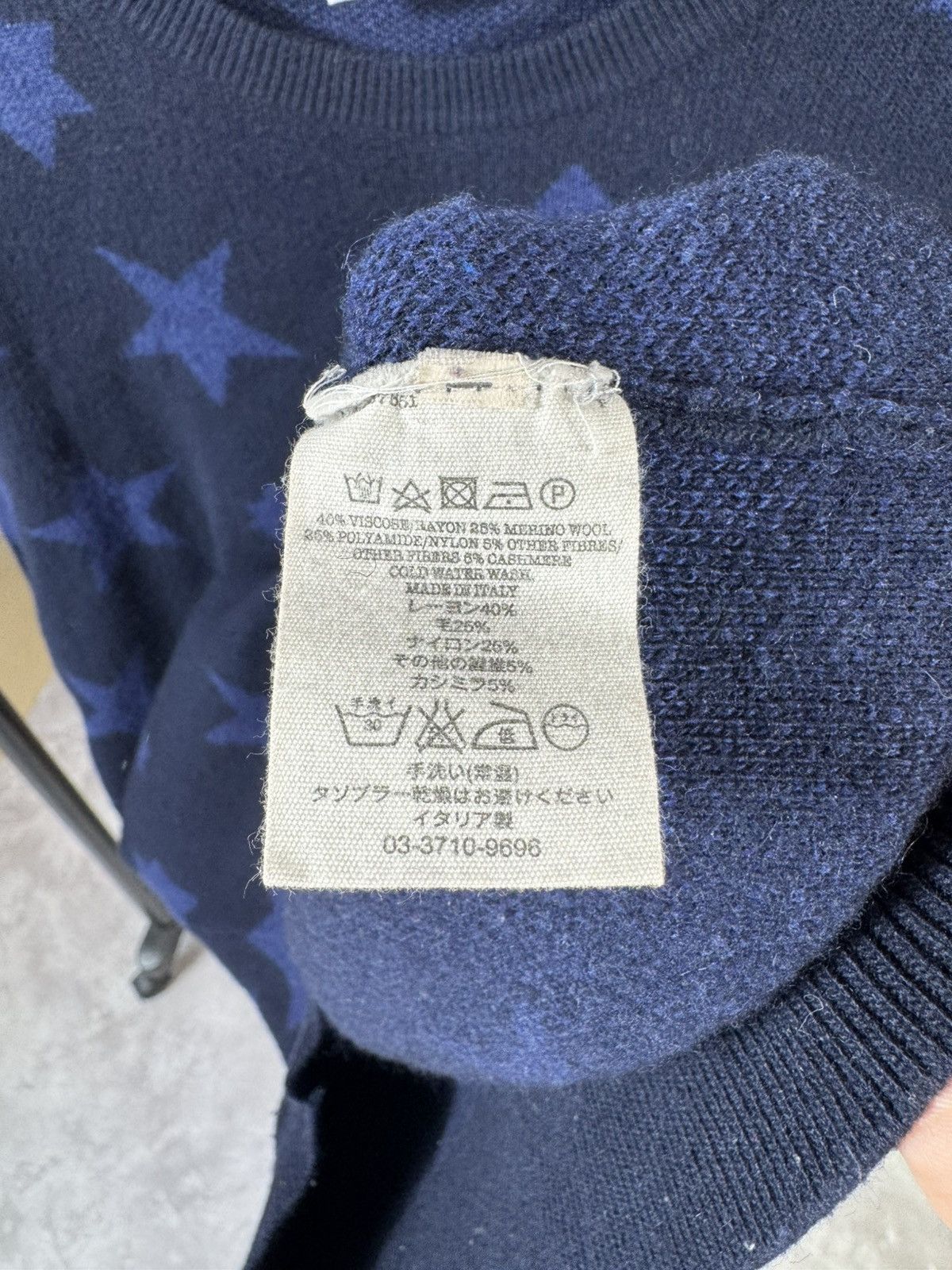 Vintage Vintage You Must Create Stars Wool Y2k Sweater Size US XL / EU 56 / 4 - 5 Thumbnail