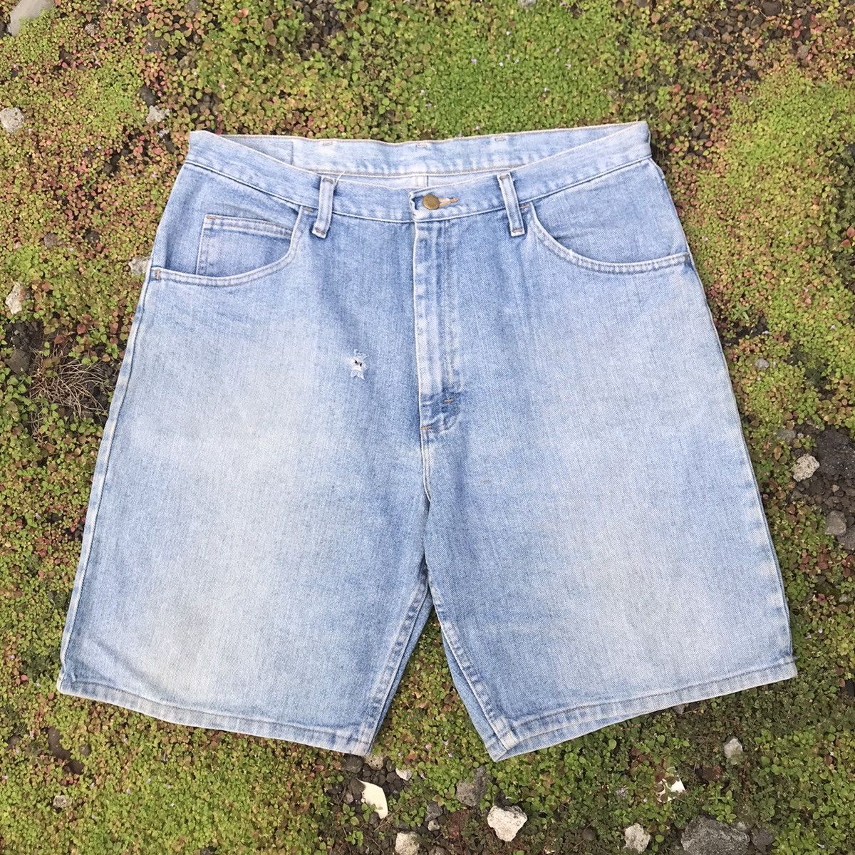 Hysteric Glamour × Vintage × Wrangler Vintage Wrangler Jeans Short Pants Jeans Baggy And loose fit Size US 36 / EU 52 - 12 Thumbnail