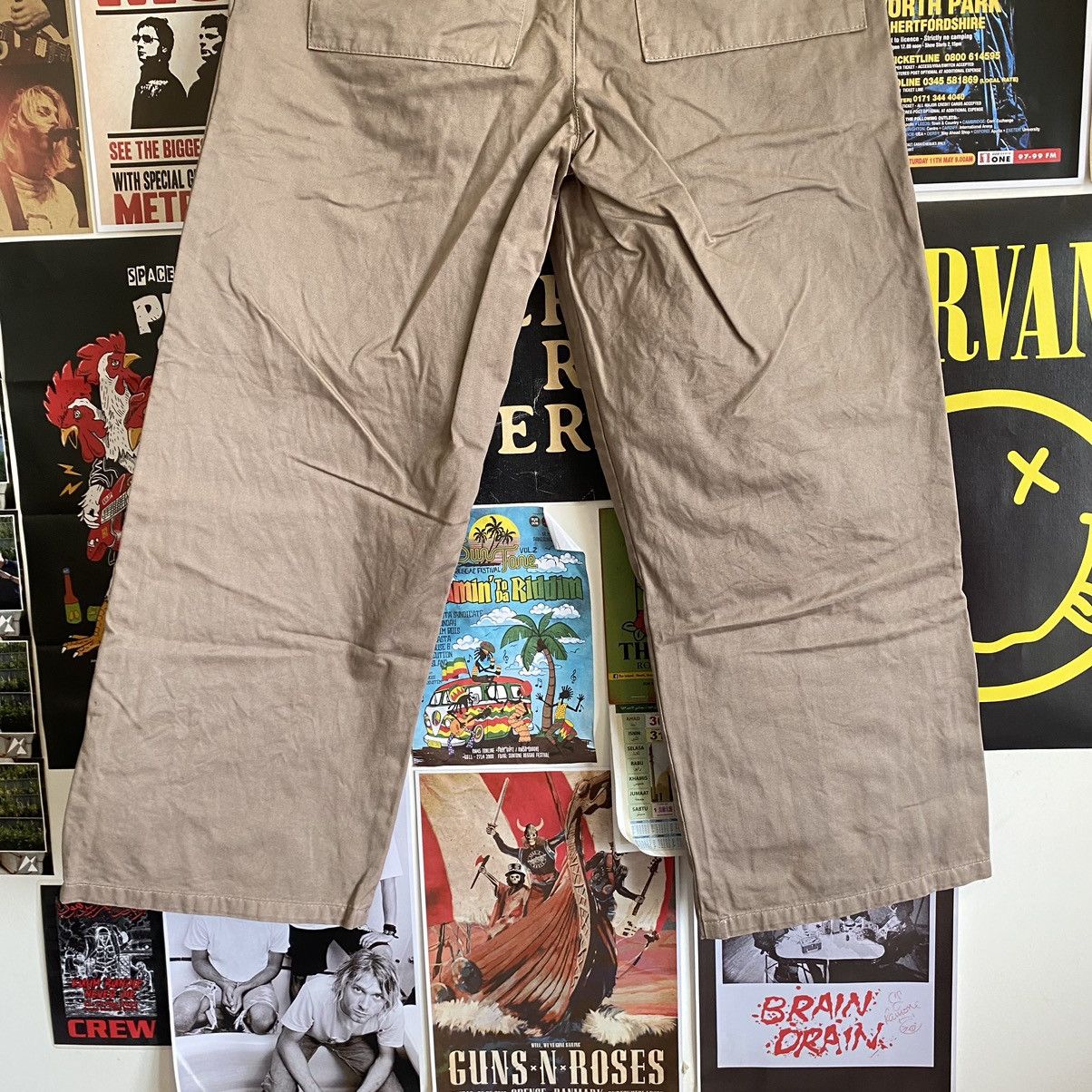 Vintage Vintage Marine Francaise Rare Style Chinos Pants Size US 29 - 8 Thumbnail