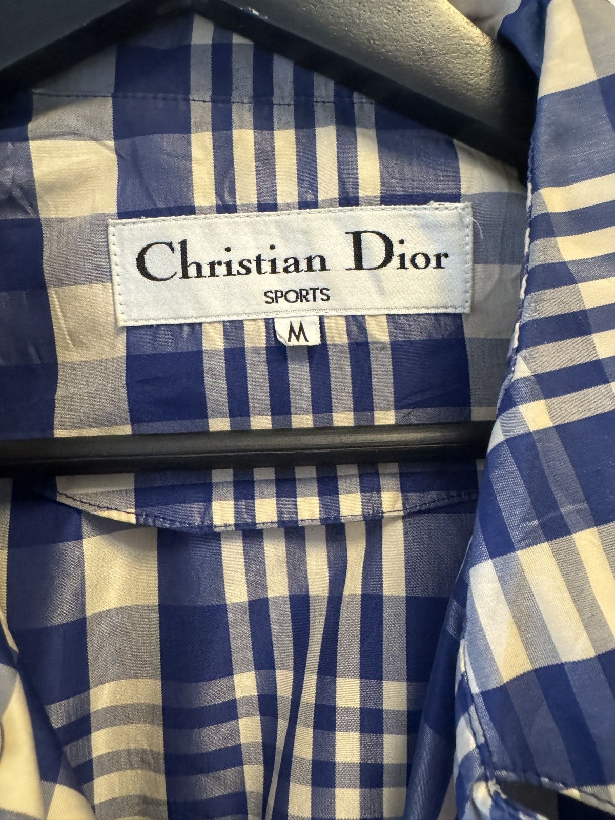 Dior Vintage gingham shiny dior nylon bomber Size US S / EU 44-46 / 1 - 3 Thumbnail