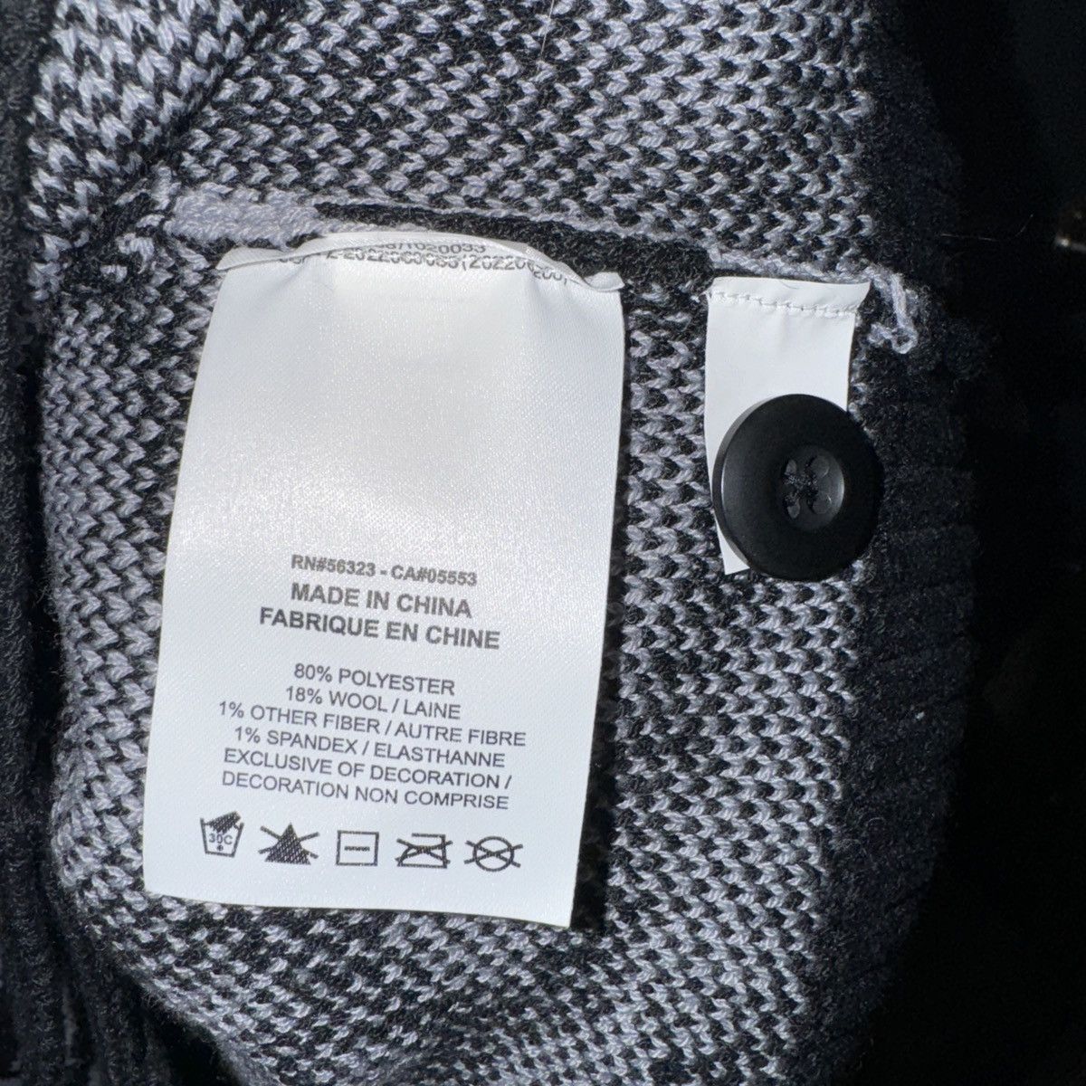 Jordan Brand Jordan Elephant Print Black/Grey Cardigan - Men’s Medium Size US M / EU 48-50 / 2 - 4 Thumbnail