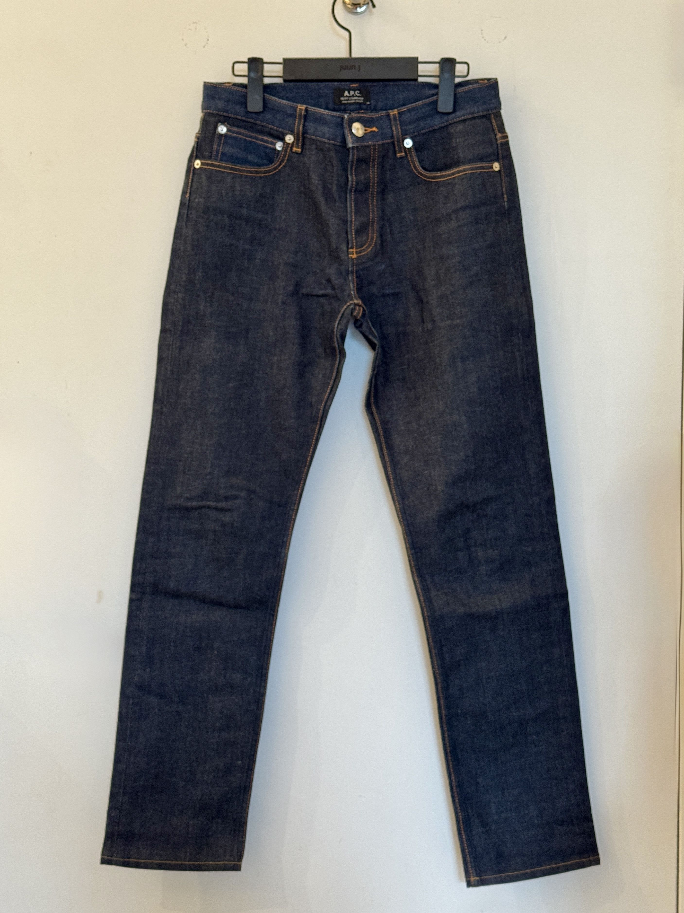 A.P.C. Petit Standard 2 Tone Raw Denim Jeans Size US 28 / EU 44 - 1 Thumbnail