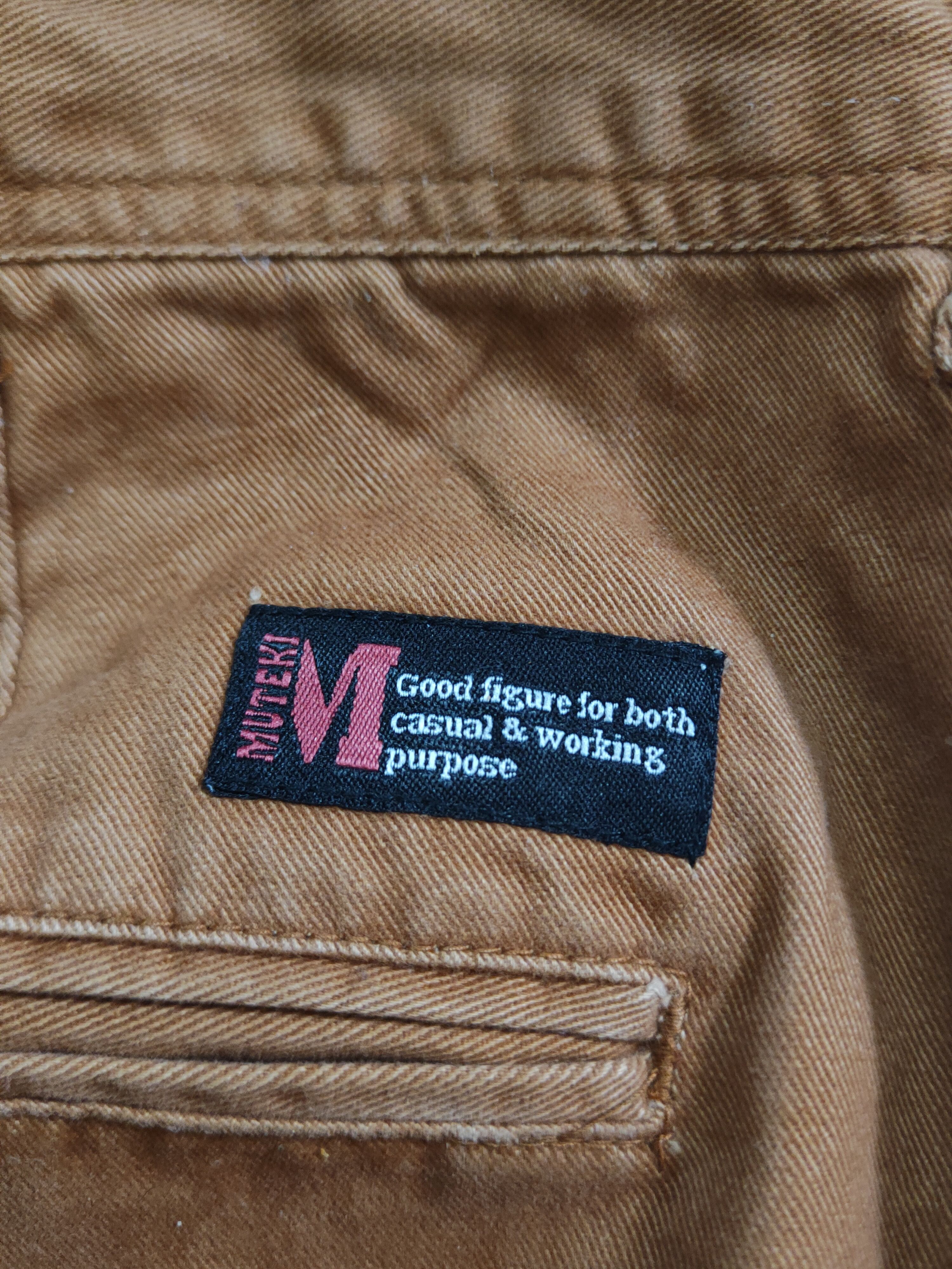 Japanese Brand Muteki Dark Orange Multipocket Tactical Cargo Pants #W1803 Size US 32 / EU 48 - 13 Thumbnail