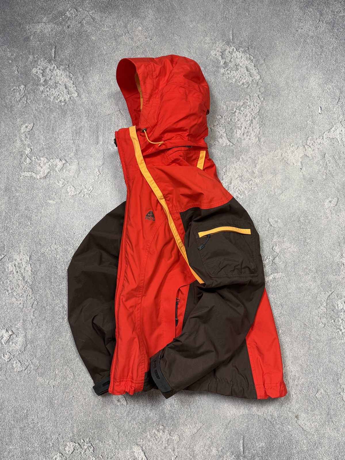Nike Nike ACG Jacket Red Windbreaker Rain Coat 3 Outer Layer Fit Size S / US 4 / IT 40 - 20 Thumbnail