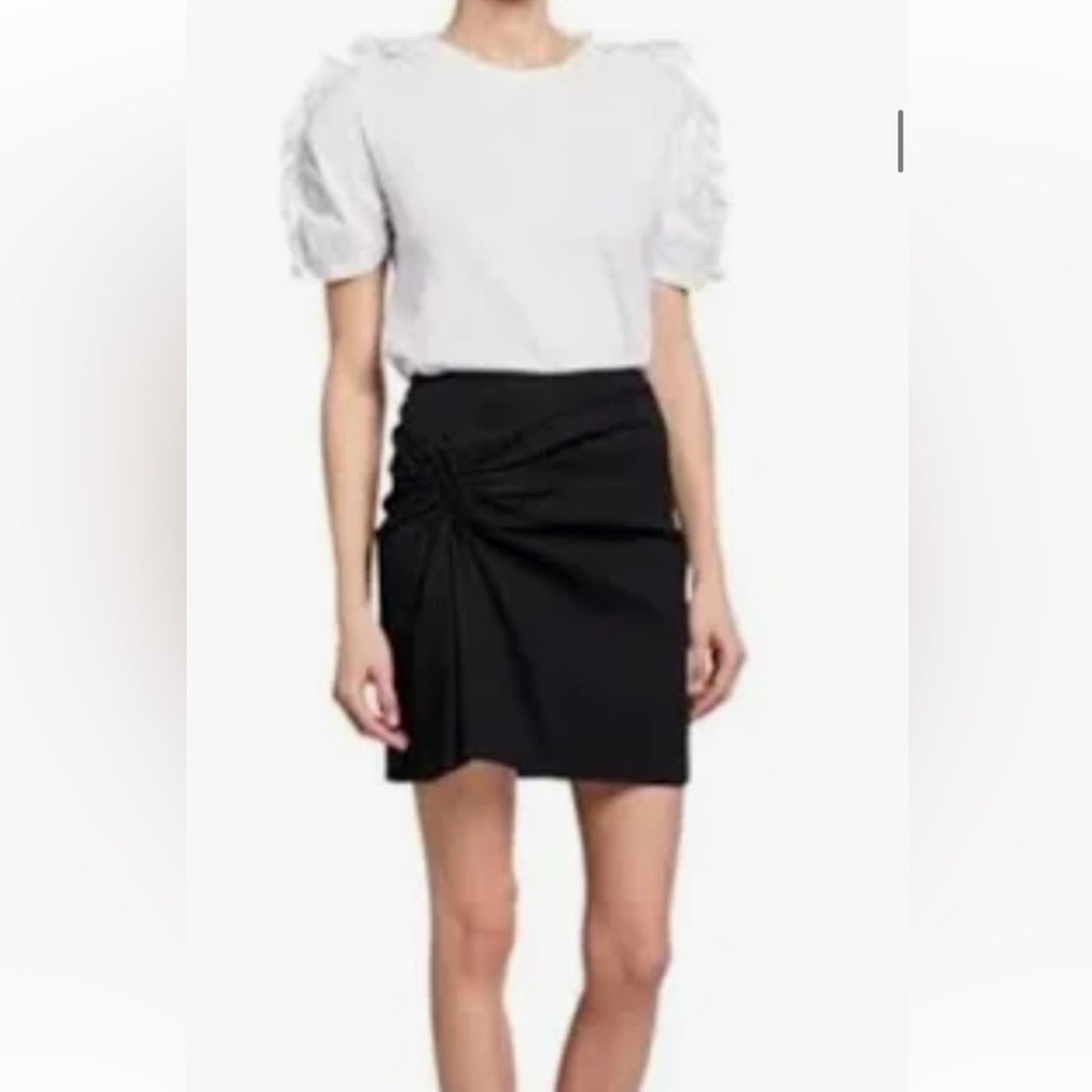 A.L.C. ALC Mini Skirt Black U-ring The Real Real sz 2 Size 26" / US 2 / IT 38 - 7 Thumbnail