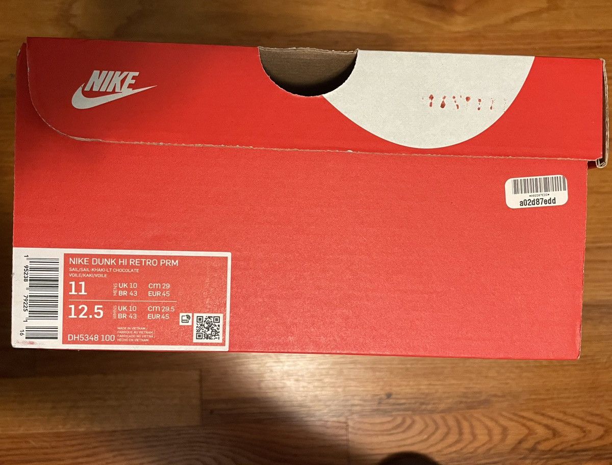 Nike × Vintage Nike Dunk High Chocolate Size 11 Size US 11 / EU 44 - 9 Thumbnail